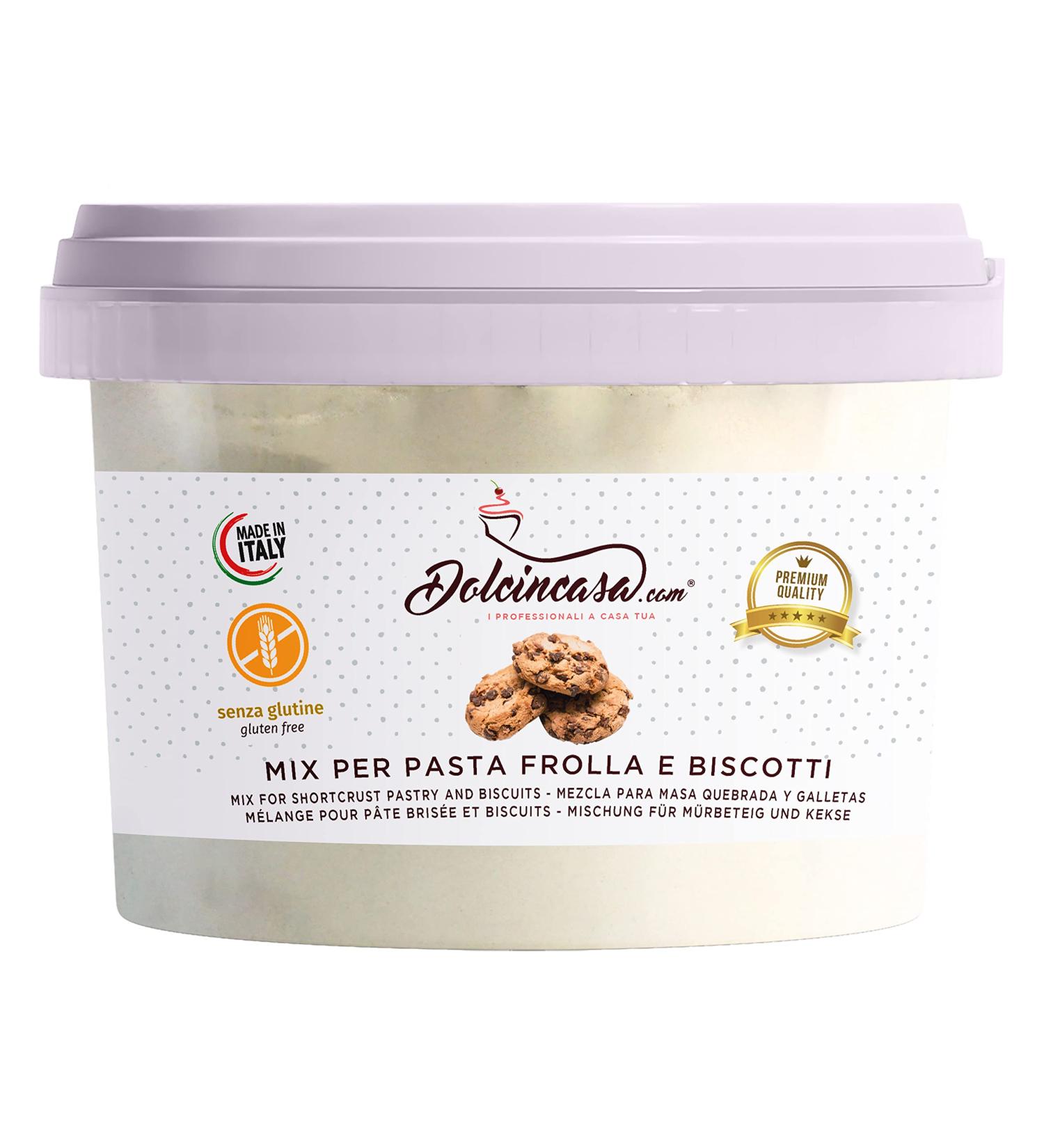 Dolcincasa.com Biscuit mix for pastries Gluten free Ideal for home and professional use 500g - Buy Online on GoSupps.com