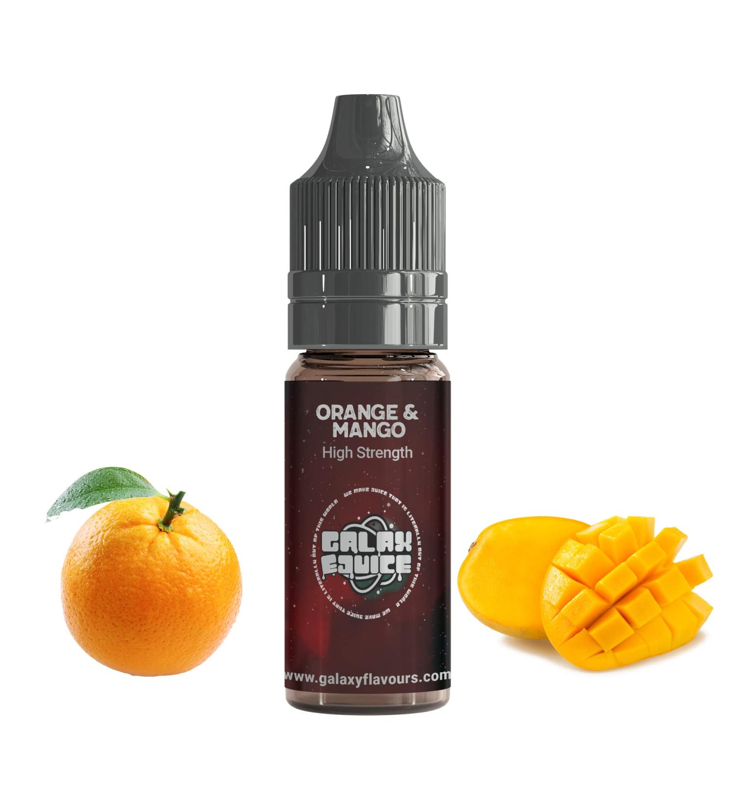 Orange and Mango High Strength Flavouring - 10ml Bottle - Galaxy Food Flavours - Buy Online on GoSupps.com