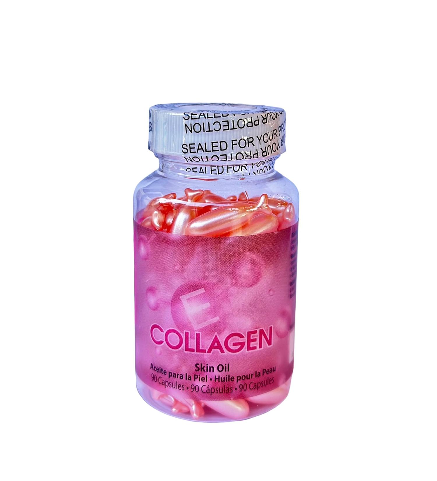Amazing Shine Collagen Skin Oil | 100% Organic Anti-Aging Formula | Smoothing & Firming Skin Care | Reduce Wrinkles & Dry Skin (90 Capsules - Buy Online on GoSupps.com