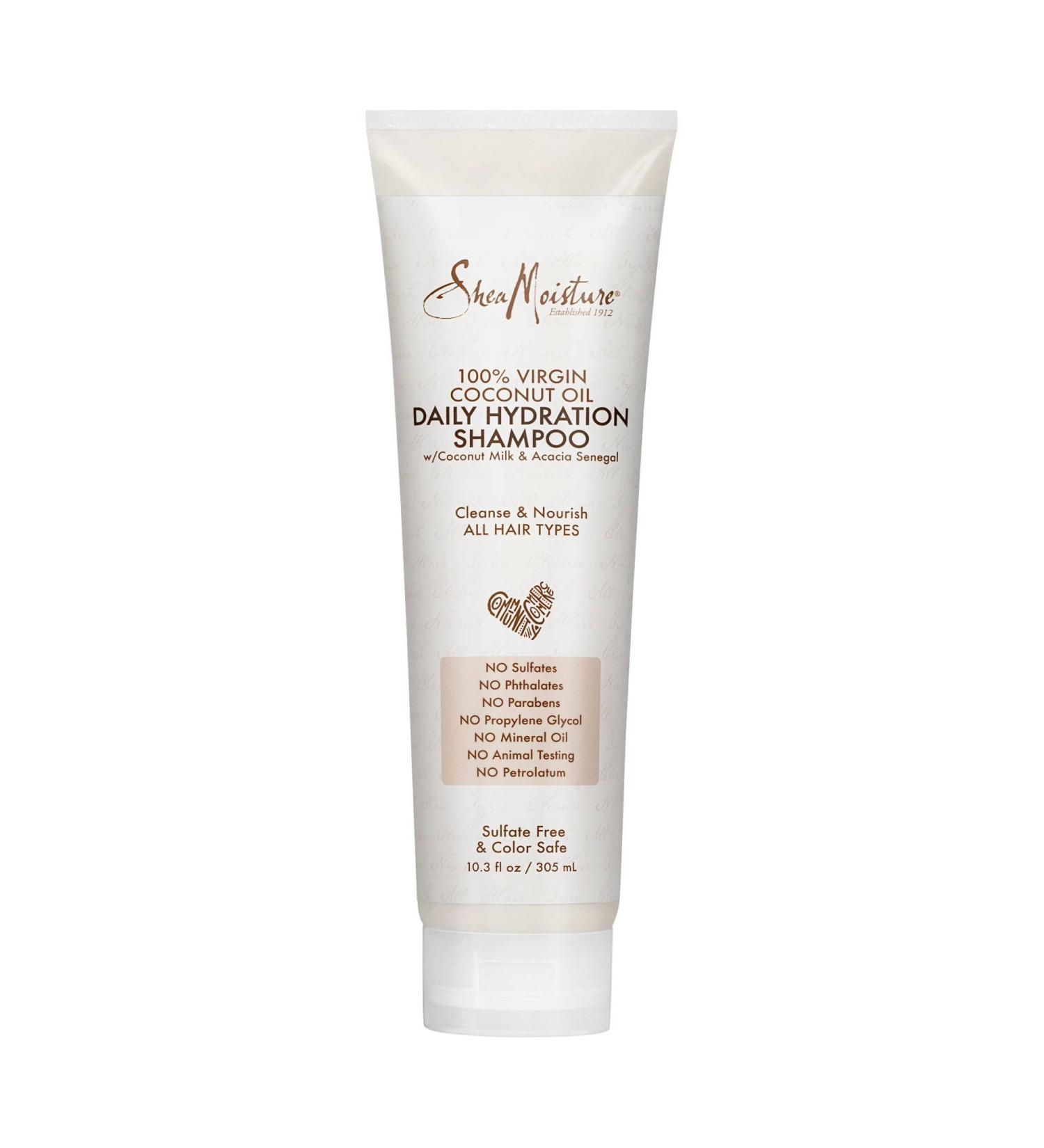 SheaMoisture 100% Virgin Coconut Oil Daily Hydration Shampoo 10.3oz