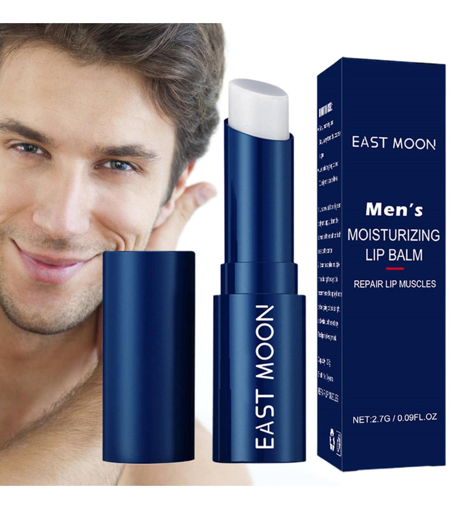 ZCSXK Moisturizing Lip Balm for Men Moisturizing Lip Balm for Men | Lip Moisturizer Men's with Organic Moisturizing Serums Vitamin E for Lips - Buy Online on GoSupps.com