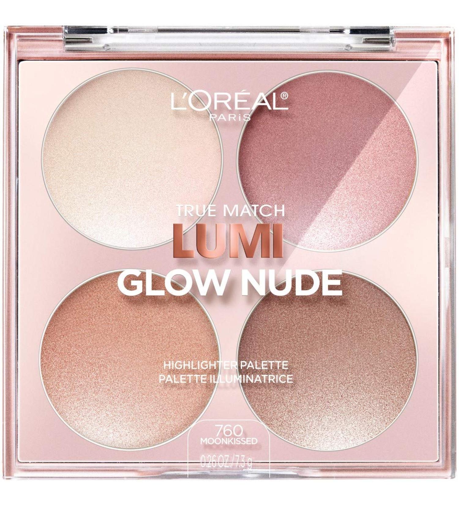 L'Oreal True Match Lumi Glow Nude Highlighter Palette 760 Moonkissed - 0.26 oz - Buy Online on GoSupps.com