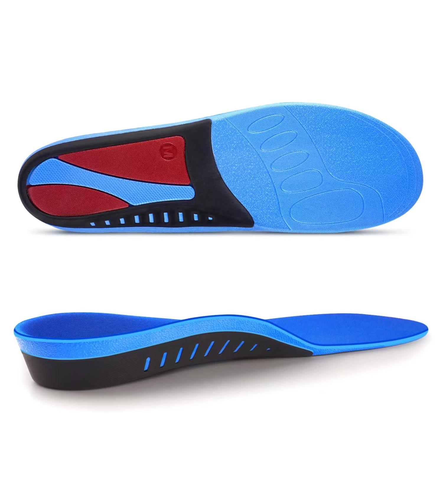 Arch Support Inserts for Heel Spur & Plantar Fasciitis - Pain Relief Orthotics & Gel Insoles for Men & Women - Comfortable Shoe Inserts for Work Boots - Size S (Men 6-7.5/Women 8-9.5 - Buy Online on GoSupps.com
