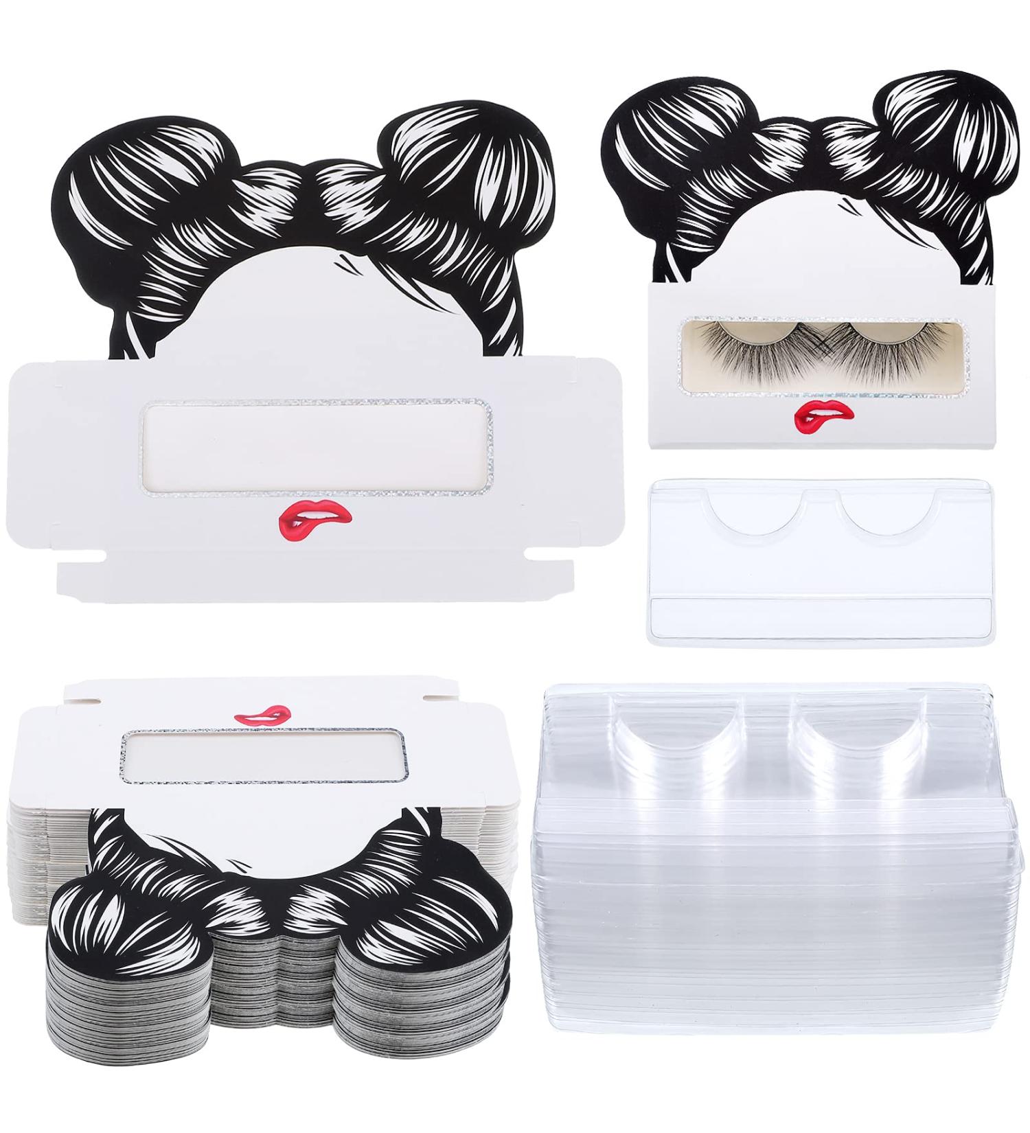 Buy Maitys 24 Pieces Eyelash Boxes | Empty Lash Packaging & Storage for 25mm False Eyelashes | Bulk Eyelash Cases for Women - Buy Online on GoSupps.com