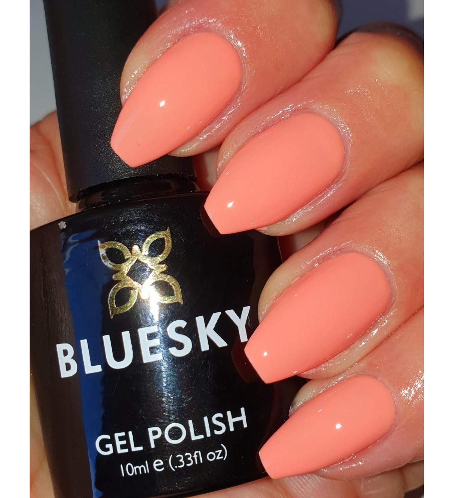 Bluesky BRIGHT PEACH ORANGE LOLITA SUMMER PARTY SS2018 Nail Gel Polish NEW 2020 UV LED Soak Off 10ml - Buy Online on GoSupps.com