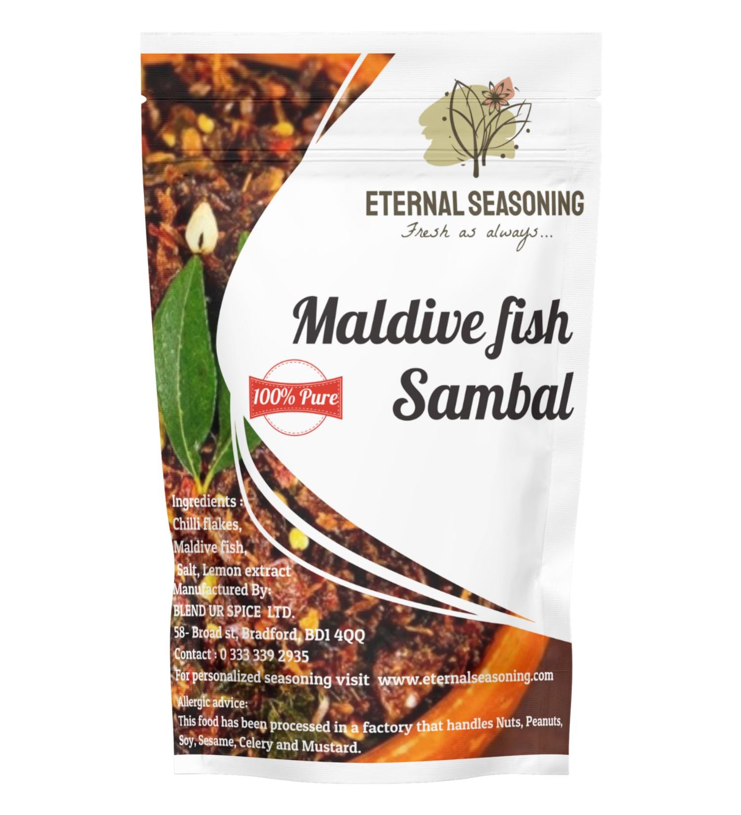 Maldives Fish Sambal|200g | Eternal Seasoning | Freshly ground to orders | 100% Pure|Premium Quality - Buy Online on GoSupps.com