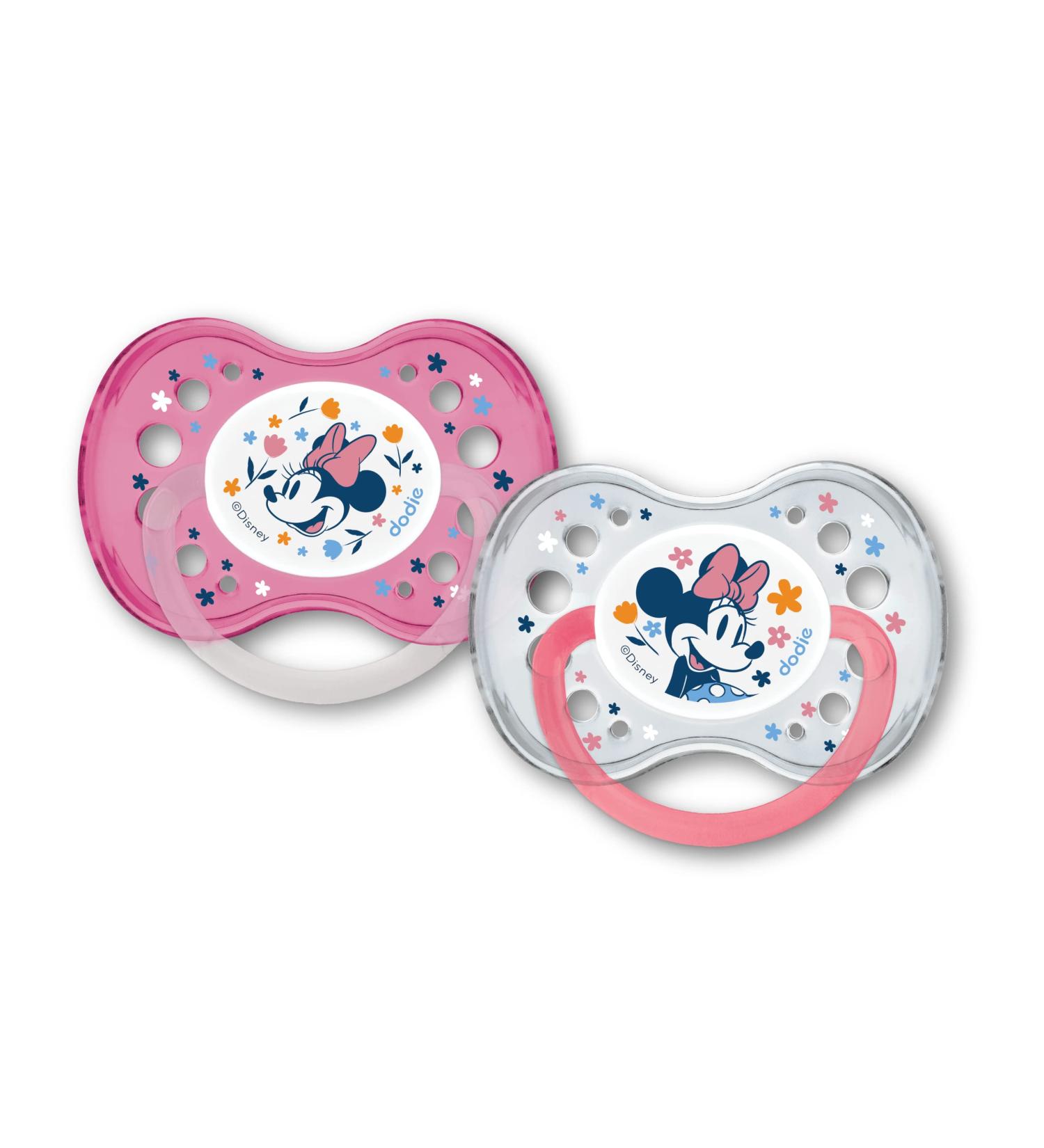 Buy Dodie Set of 2 Anatomical Pacifiers for 18+ Months | BPA-Free & Robust | Minnie Design - International Shipping Available - Buy Online on GoSupps.com