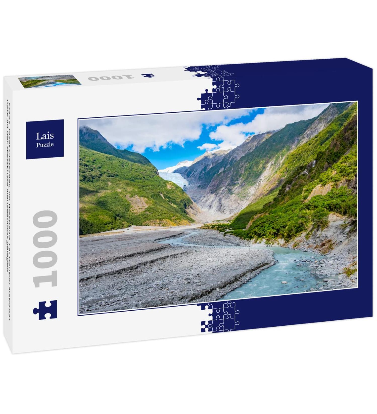 Lais Puzzle Franz Josef Glacier located in the Westland Tai Poutini National Park on the West Coast of New Zealand 1000 pieces - Buy Online on GoSupps.com