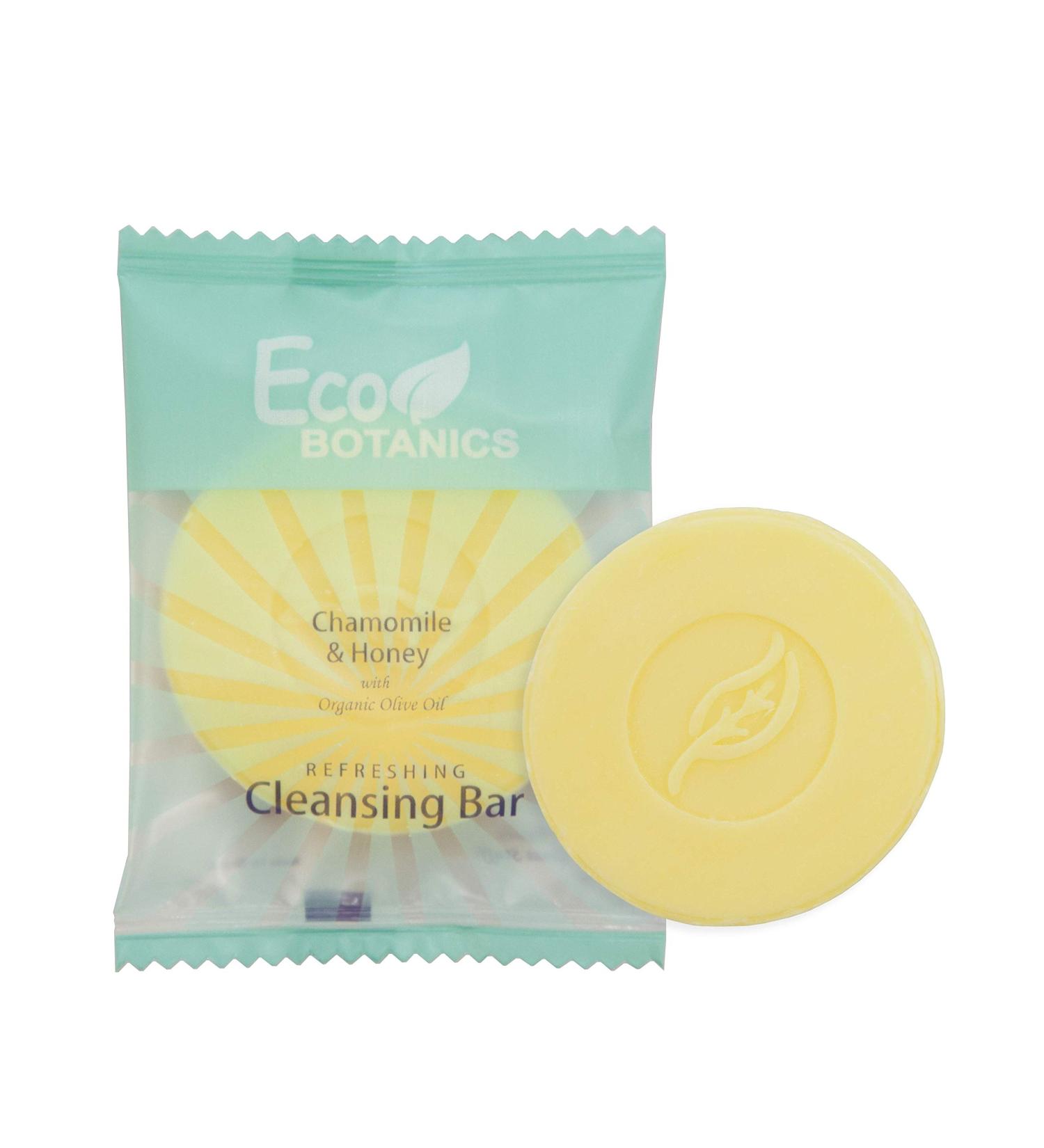 Eco Botanics Travel-Size Hotel Cleansing Bar Soap 0.5 oz - Bulk Case of 250 for Eco-Friendly Hotels - Buy Online on GoSupps.com