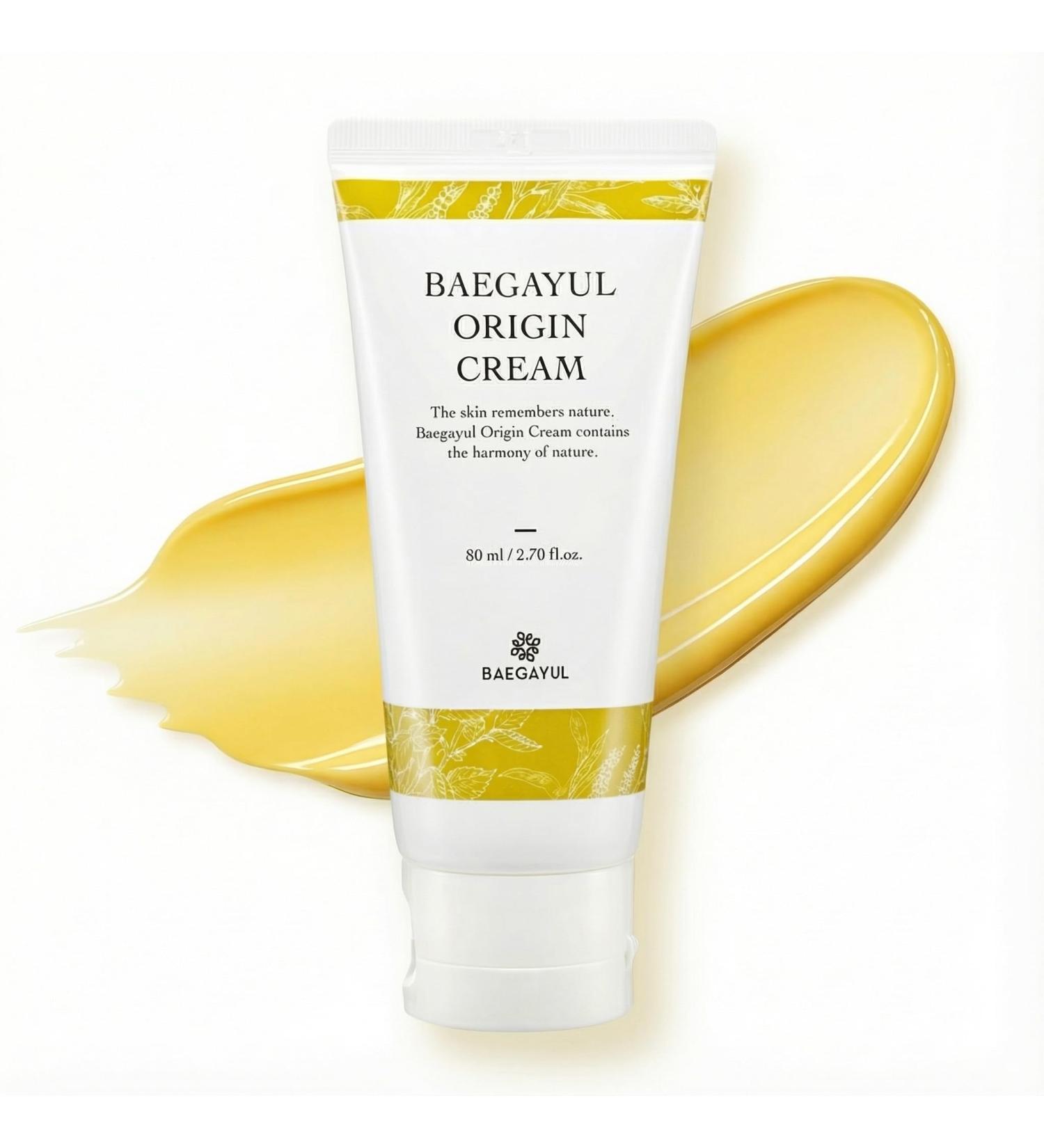 Baegayul ORIGIN Face Moisturizer Cream - Korean Daily Moisturizer with Propolis & Coix Seed Extract complex - Deep skin Hydration & Soothing for Dry Sensitive Skin 2.71 fl oz  - Buy Online on GoSupps.com