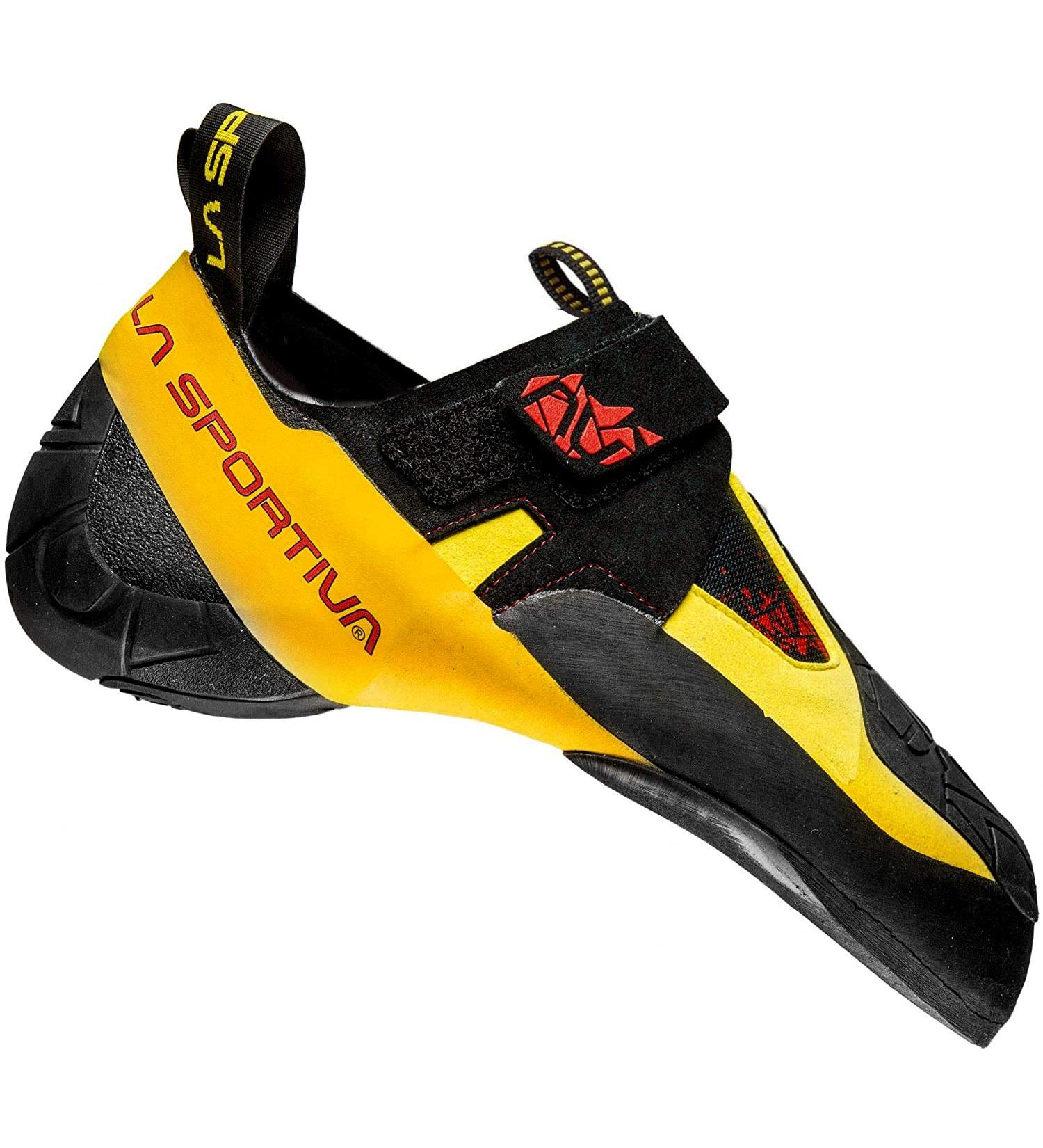 La Sportiva Men's Skwama Rock Climbing Shoes 8.5 - Black/Yellow | High Performance Footwear - Buy Online on GoSupps.com