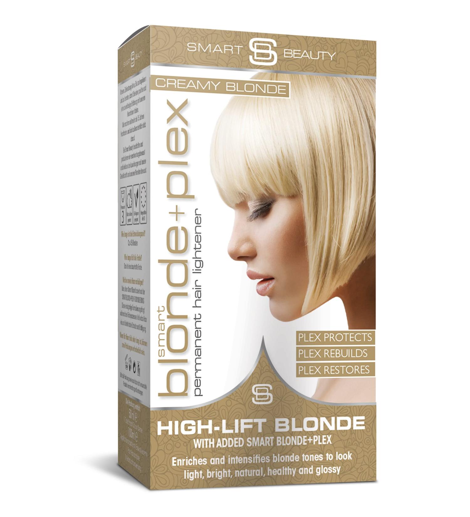 Smart Beauty Blonde Hair Dye with Plex Hair Anti-breakage | PPD Free Vegan & Cruelty Free - Creamy Blonde - Buy Online on GoSupps.com
