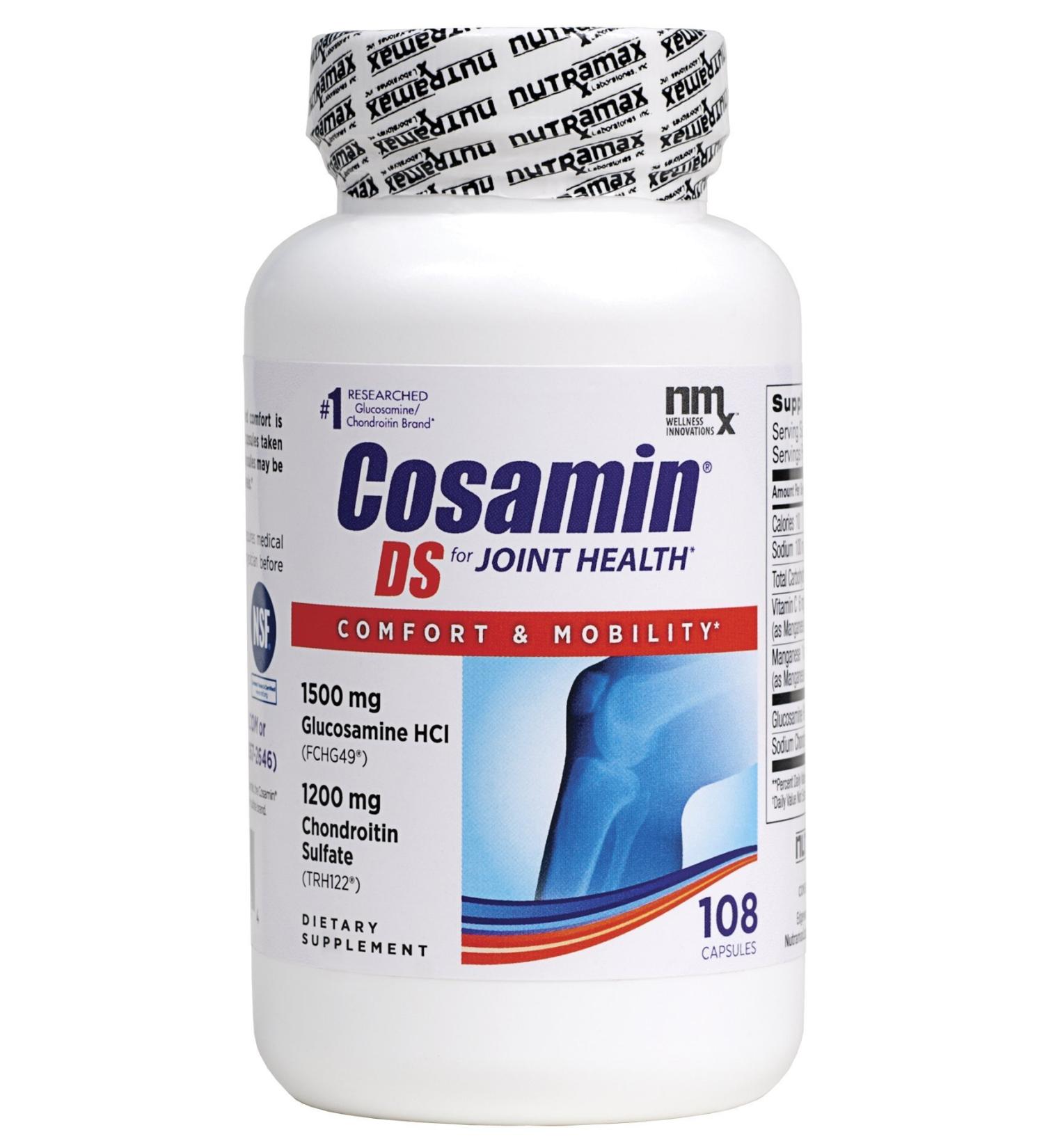 Cosamin DS Joint Health Supplement - 108 Capsules, Mobility Comfort - 1 Pack - Buy Online on GoSupps.com