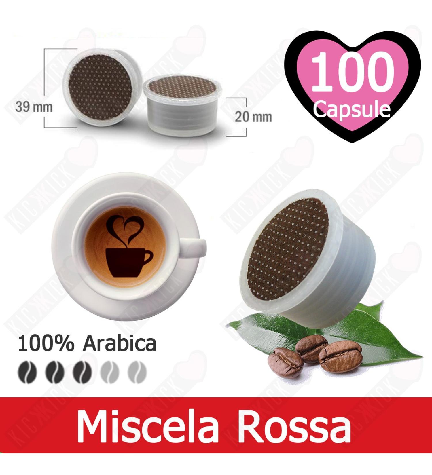 KICKKICK Kickkick Coffee Red Mix 100 Compatible Espresso Capsules Lavazza Espresso Point
