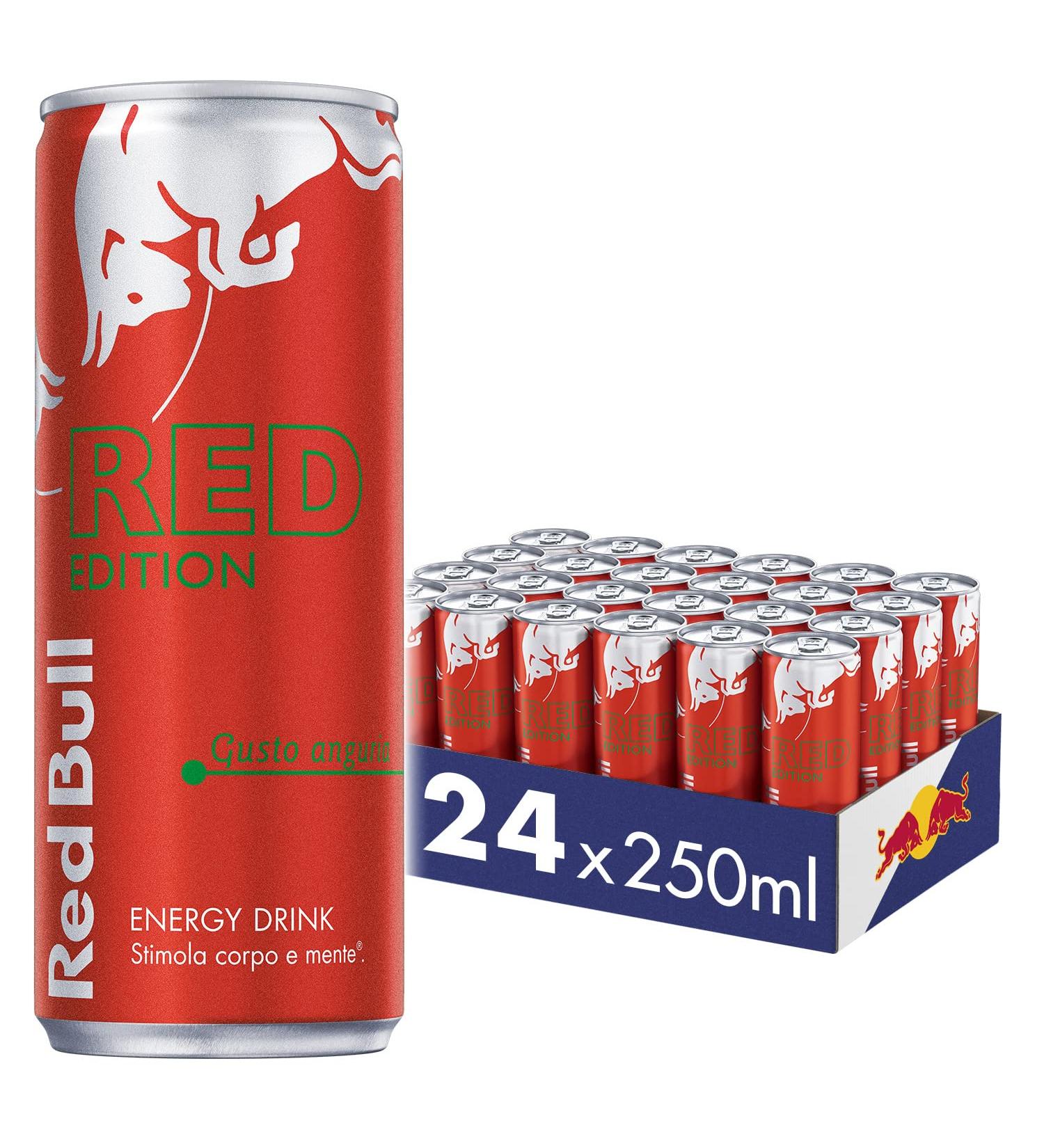 Red Bull Energy Drink Watermelon Flavor 250 ml (24 cans) - Buy Online on GoSupps.com