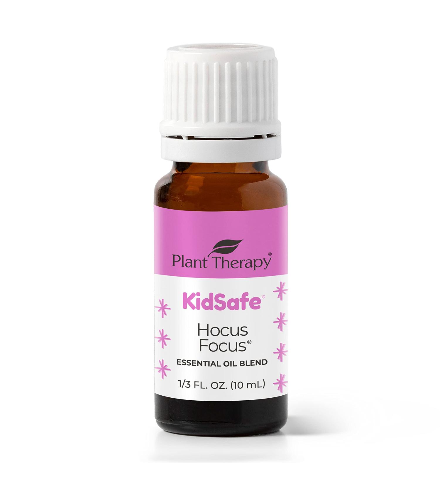 Plant Therapy Hocus Focus KidSafe Essential Oil Blend 10 mL - Pure Undiluted Therapeutic Grade for Kids' Focus - Buy Online on GoSupps.com