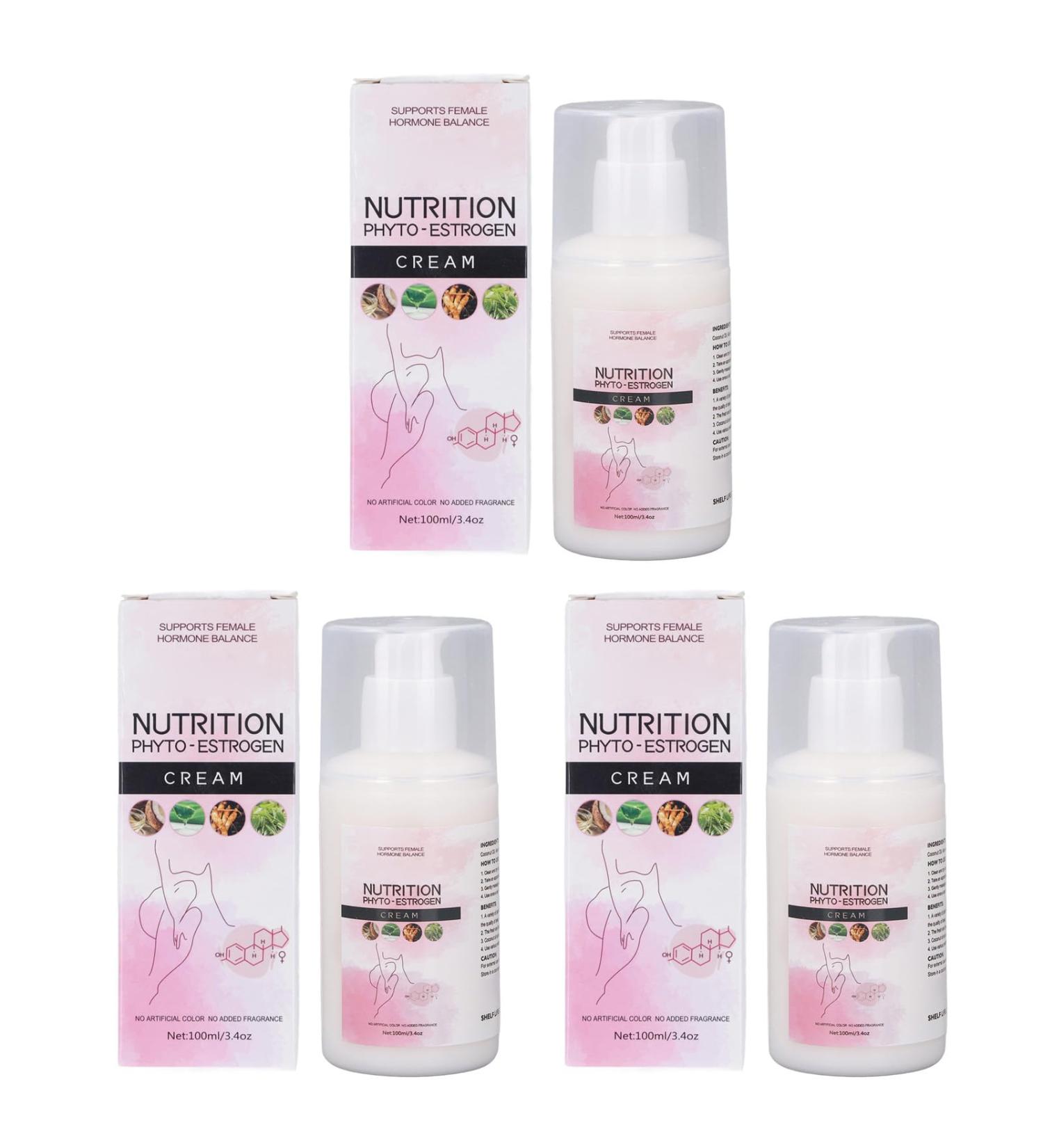 Buy Generic 3 Pack Estrogen Menopause Relief Cream | Natural Phyto & Bioidentical Estrogen Support Fast International Shipping - Buy Online on GoSupps.com