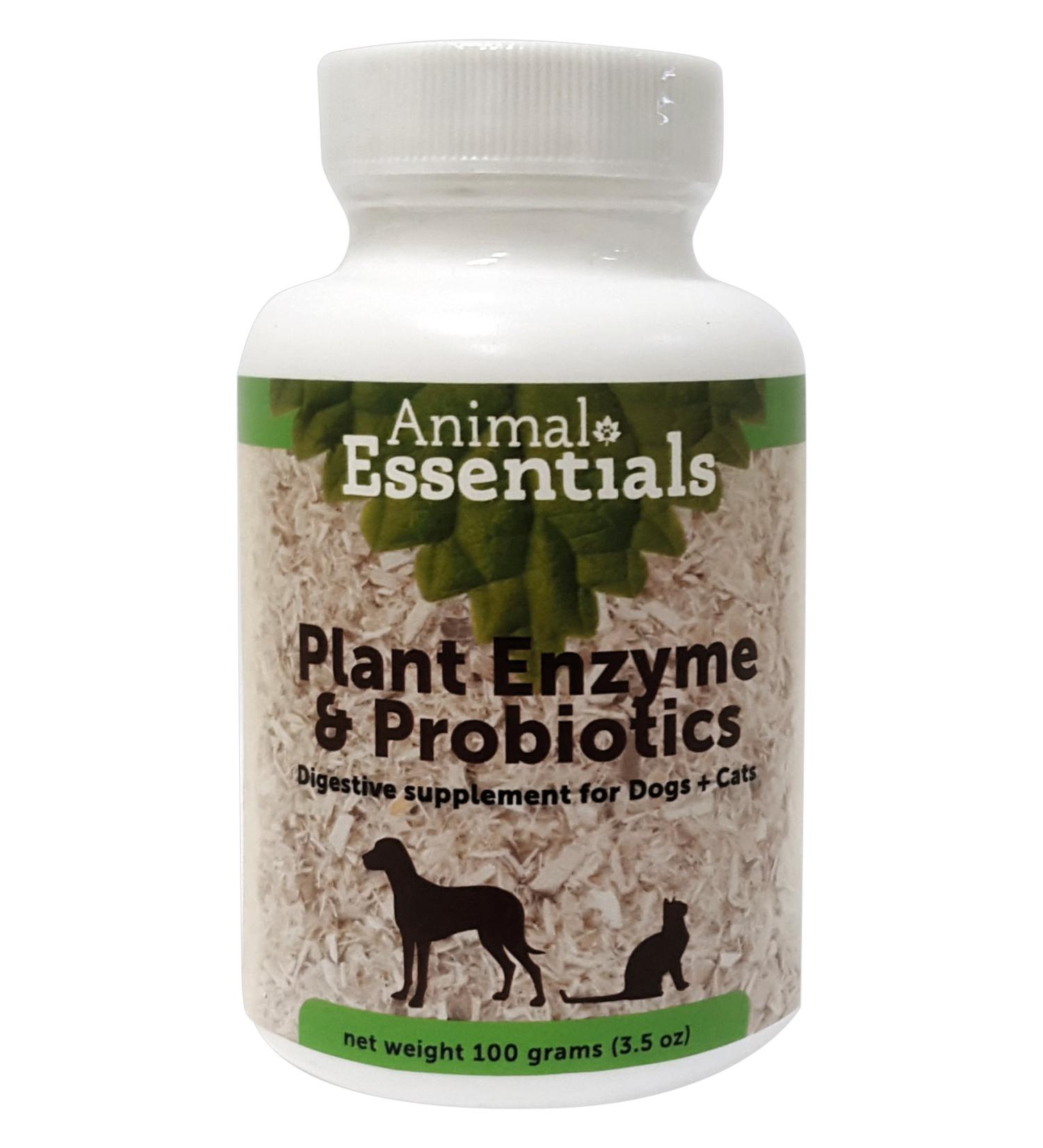 Animal Essentials Plant Enzymes and Probiotics 100 gram Supplement for Pets