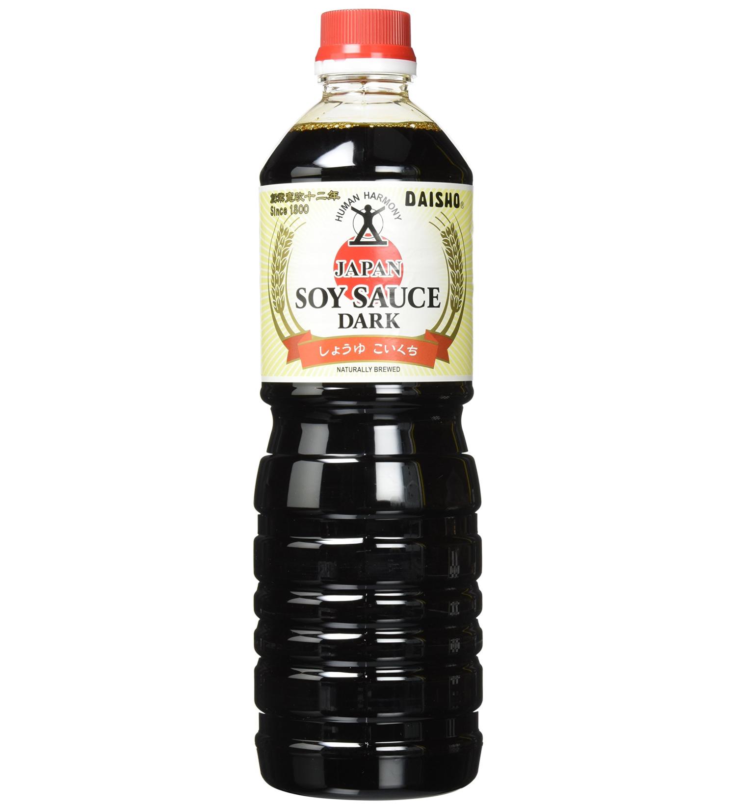 Buy Daisho Dark Fancy Soy Sauce (Koikuchi) - 1L Naturally Brewed PET Bottle | International Shipping Available - Buy Online on GoSupps.com