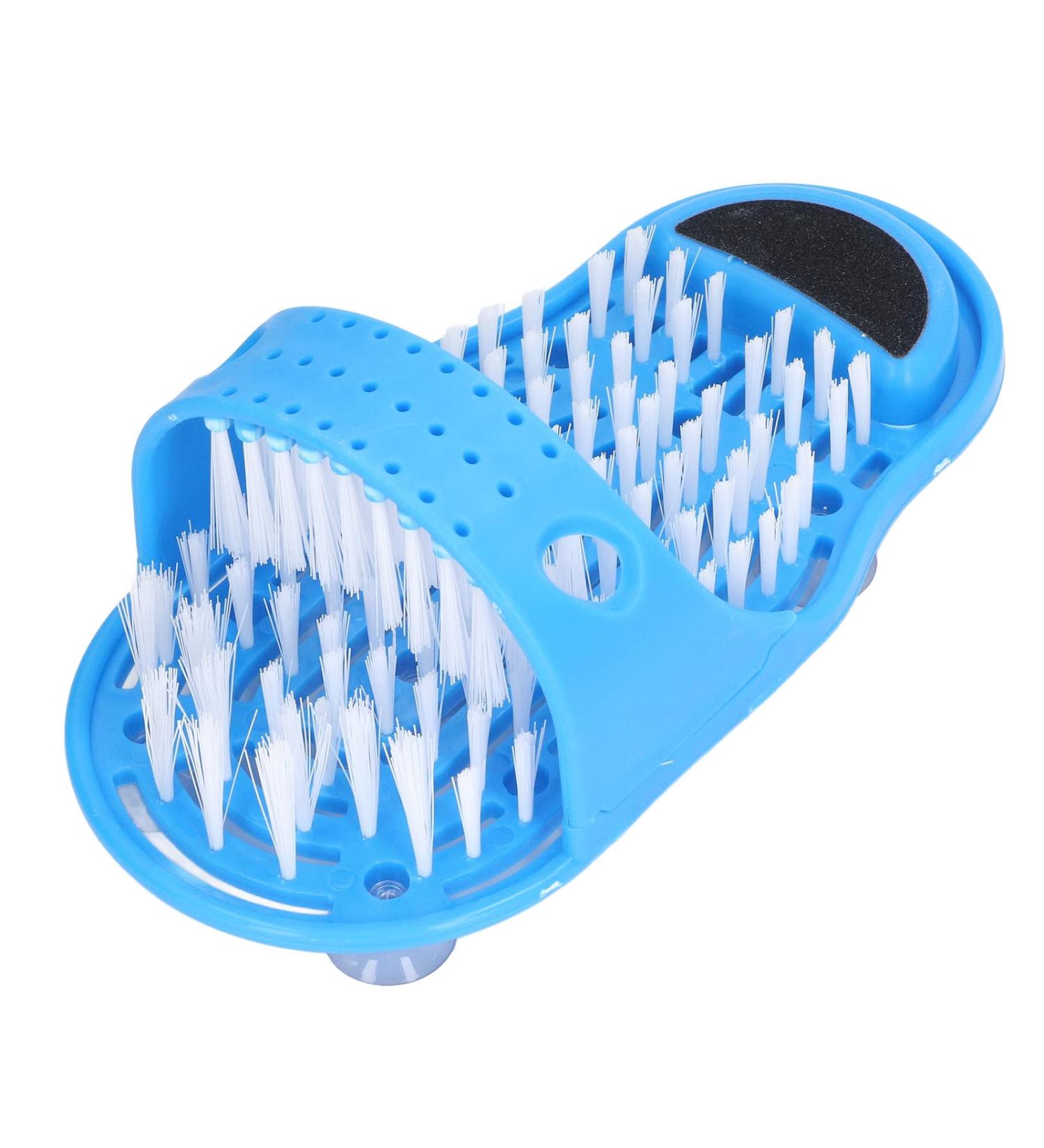 Shower Foot Scrubber Mat Cleaner Foot Rubbing Board Round Foot Rubbing Washing Feet Lazy Foot Wash Foot Brush Bathroom Foot Cleansing Brush Restroom Adhesive Removers - Buy Online on GoSupps.com