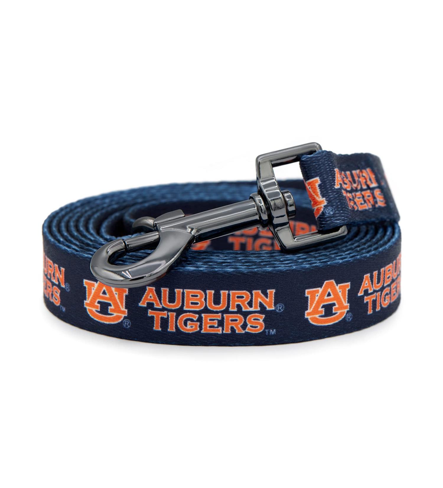 Officially Licensed Auburn Tigers Adjustable Collars and Leashes | Fits All Pets | 6 Ft Leash - Buy Online on GoSupps.com