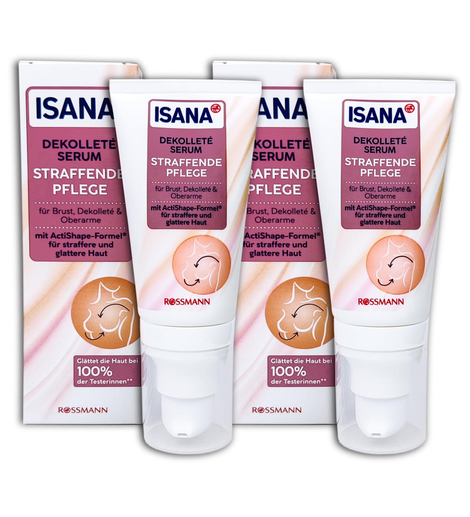 ISANA Lot of 2 décolleté serums 2 x 75 ml