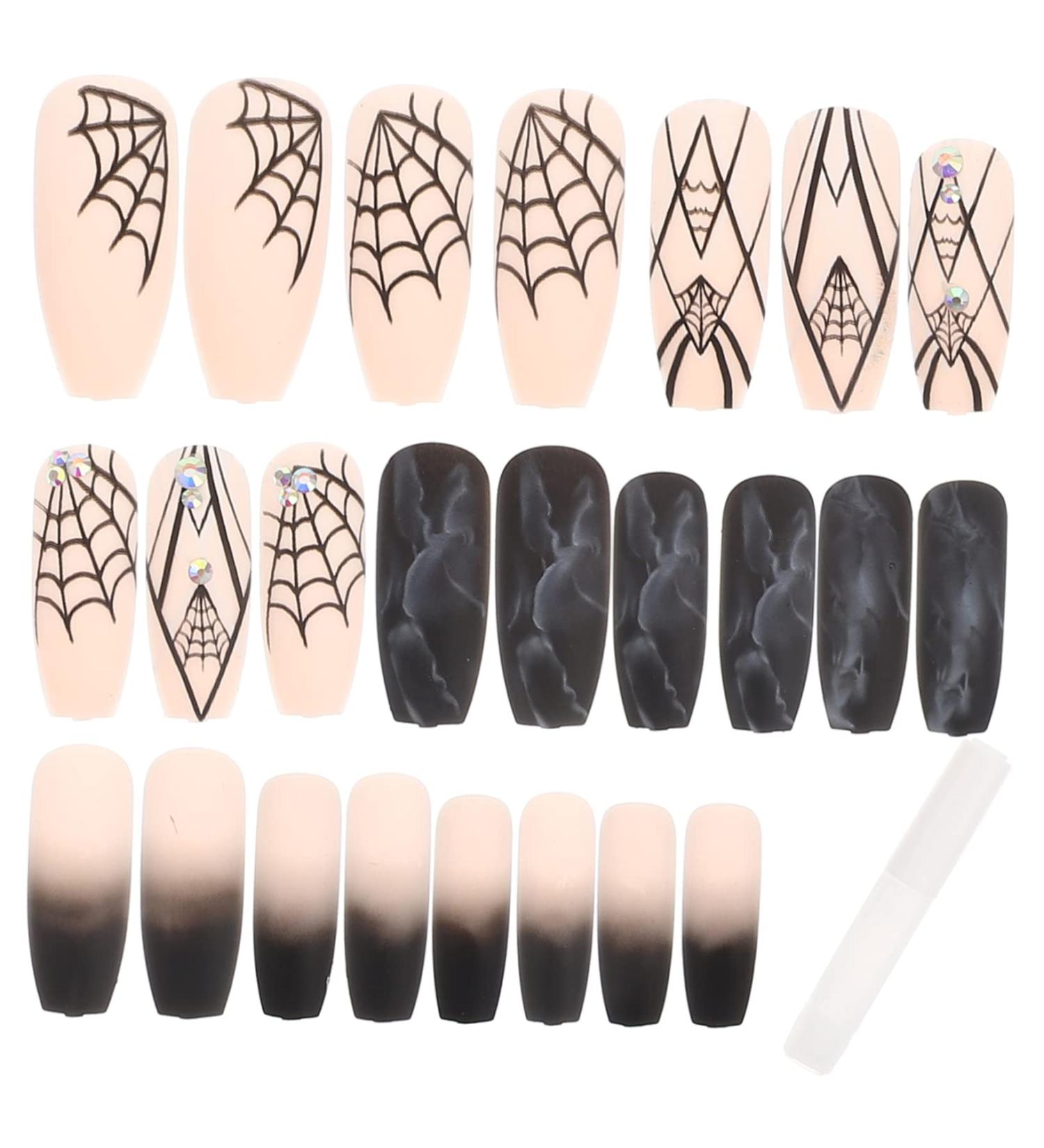 Healeved 1 Set Halloween Fake Nails Manicure False Nail Fake Nails Tips Halloween Fakes Nails Women Fake Nails Nail Decoration Halloween Press on Nails Manicures Charm Manicure Patch Abs - Buy Online on GoSupps.com