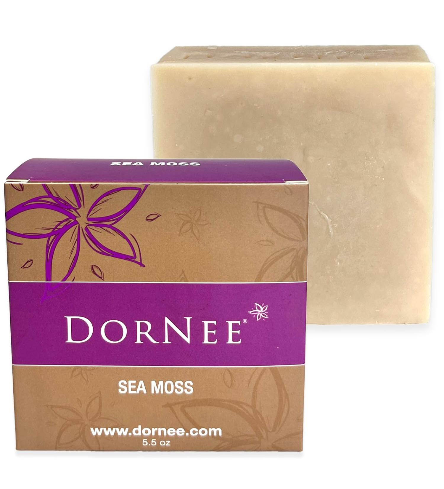 DorNee Sea Moss Facial Bar for Sensitive Skin | Natural Wildcrafted Sea Moss & Collagen | Essential Oil Blend - 5.5 oz - Buy Online on GoSupps.com