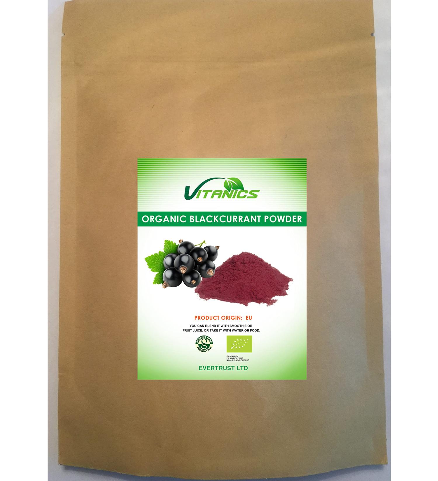 Vitanics Organic Blackcurrant Powder (400g)