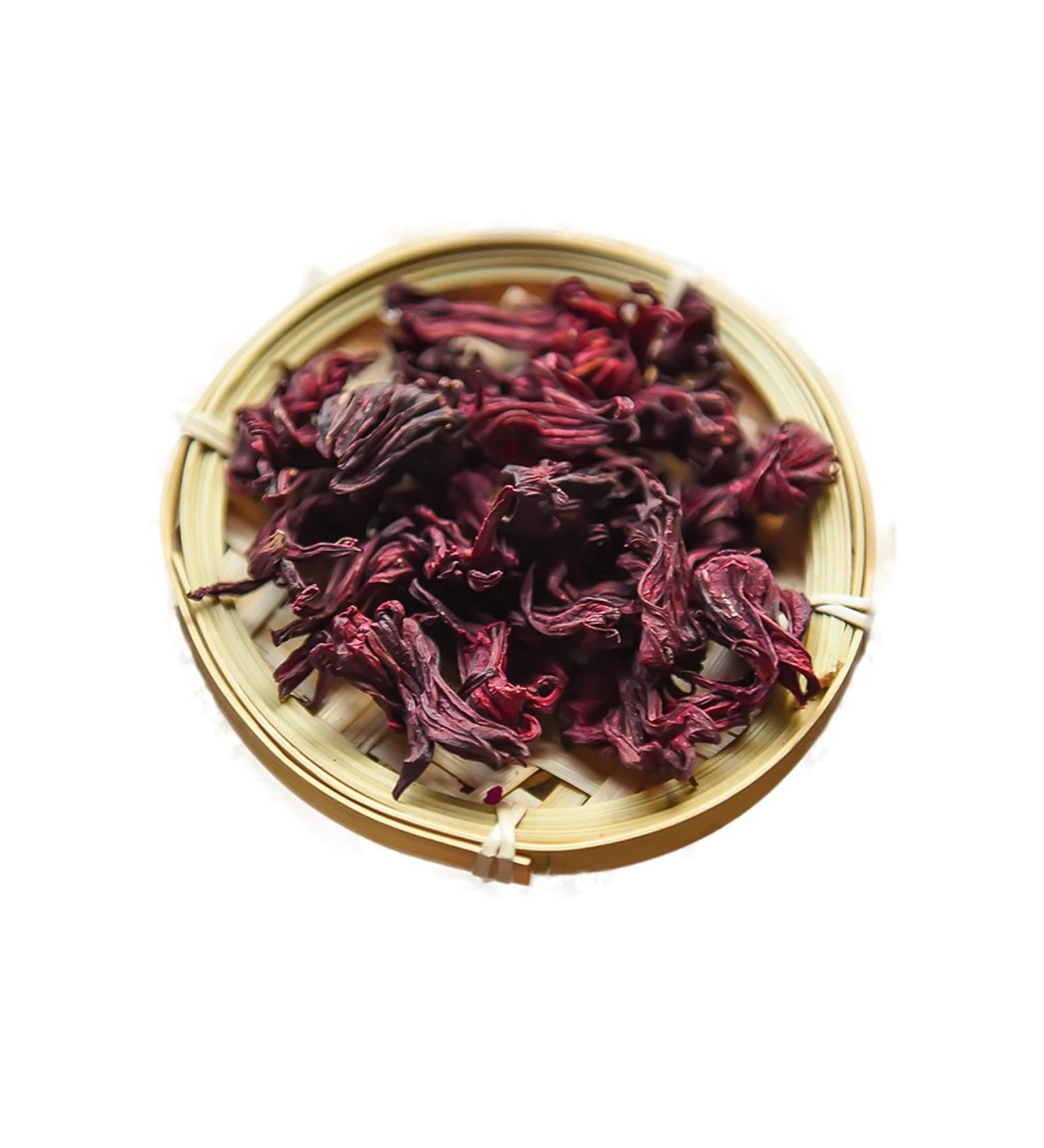 Fujian Friday Hibiscus flowers edible petals for herbal tea drinks 100g - Buy Online on GoSupps.com