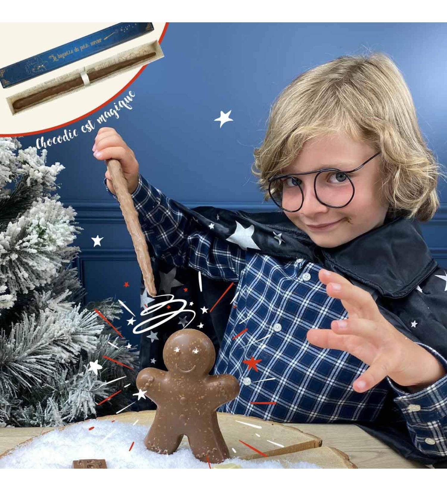 chocodic Magic Wand Chocolate Wizard | Christmas Mold | Children's Chocolate | Handmade Christmas Chocolate Chocodic - Buy Online on GoSupps.com