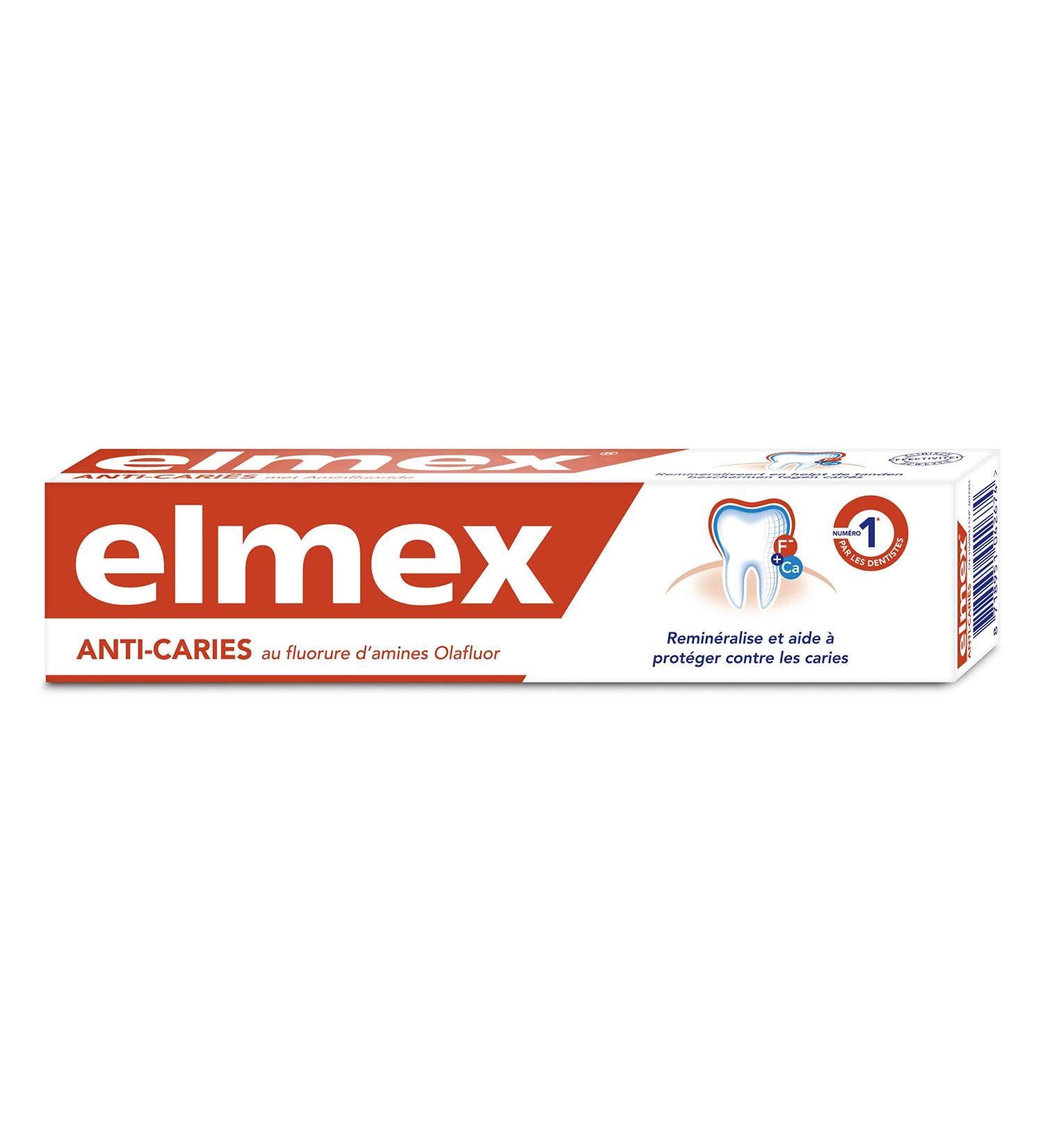 Elmex Toothpaste 4 Pack (4 x 75 ml) Trusted Oral Care for Healthy Teeth | International Shipping Available - Buy Online on GoSupps.com