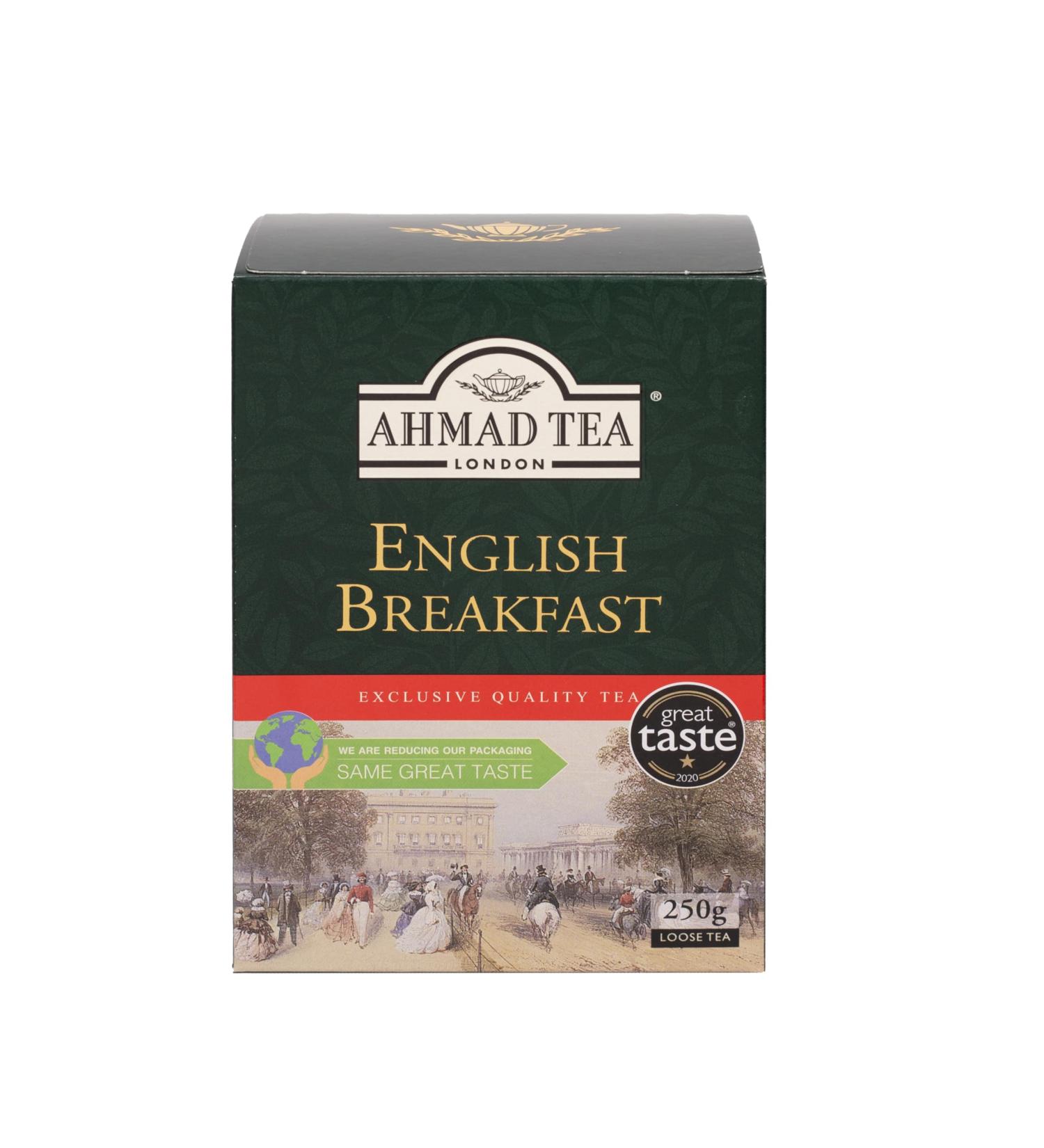 Ahmad Tea English Breakfast - Premium Black Loose Tea - Assam & Ceylon - 250g | International Shipping Available - Buy Online on GoSupps.com