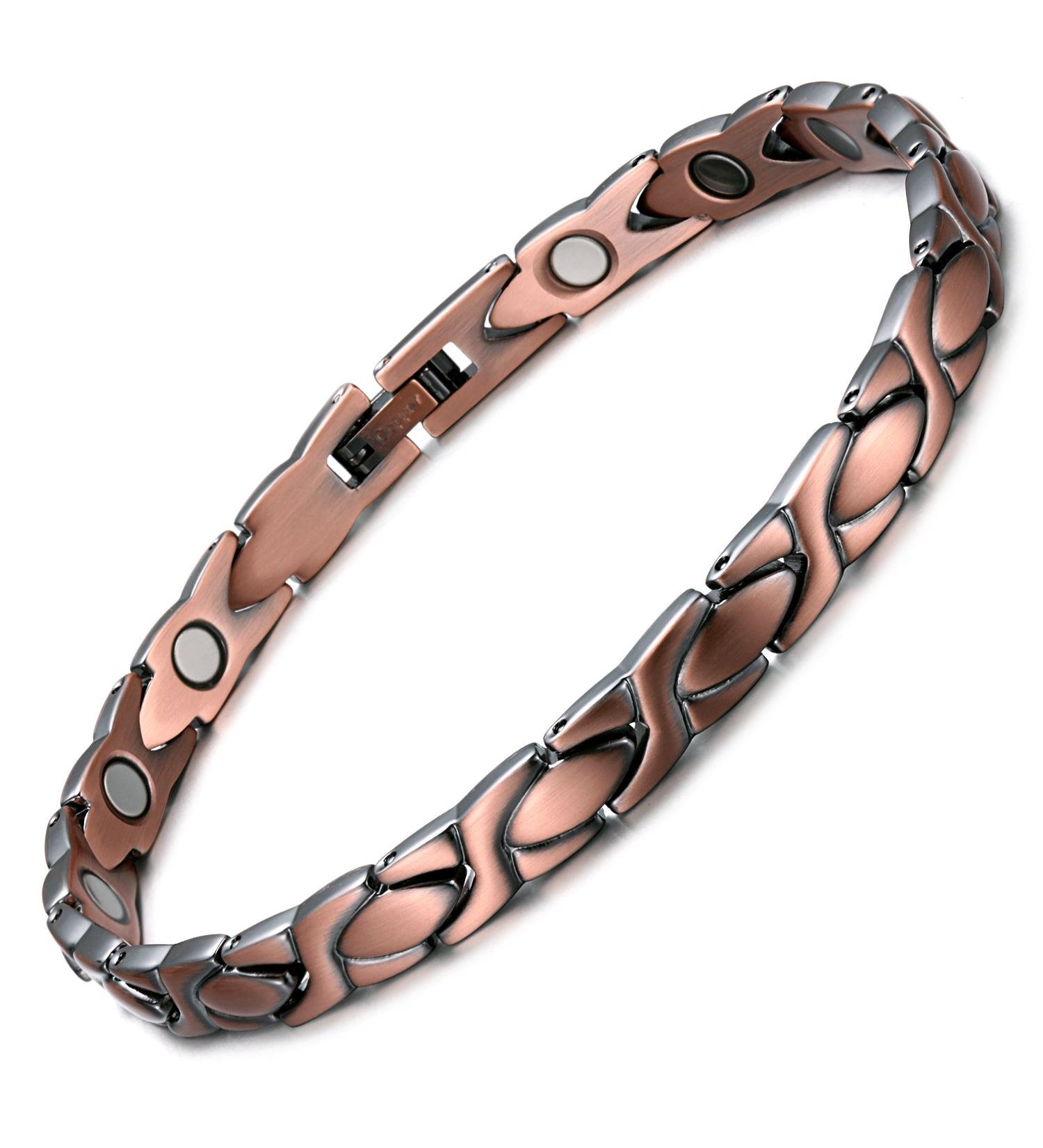 Rainso Elegant Women's Magnetic Copper Bracelet | Health Benefits & Perfect Gifts for Women - Buy Online on GoSupps.com