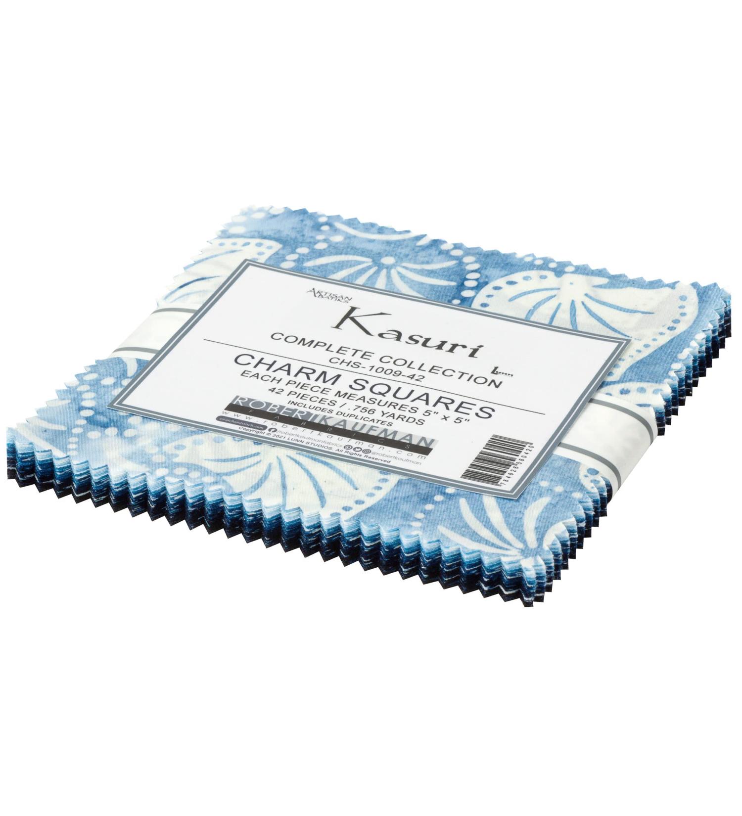 Robert Kaufman Fabrics Artisan Batiks Kasuri Charm Squares