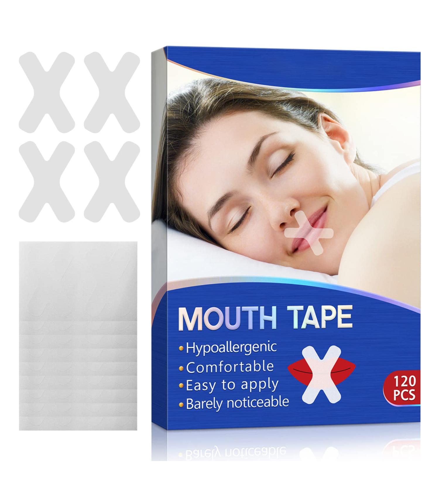 120 PCS Sleep Strips Mouth Tape - Improve Breathing, Stop Snoring & Promote Better Sleep - Buy Online on GoSupps.com