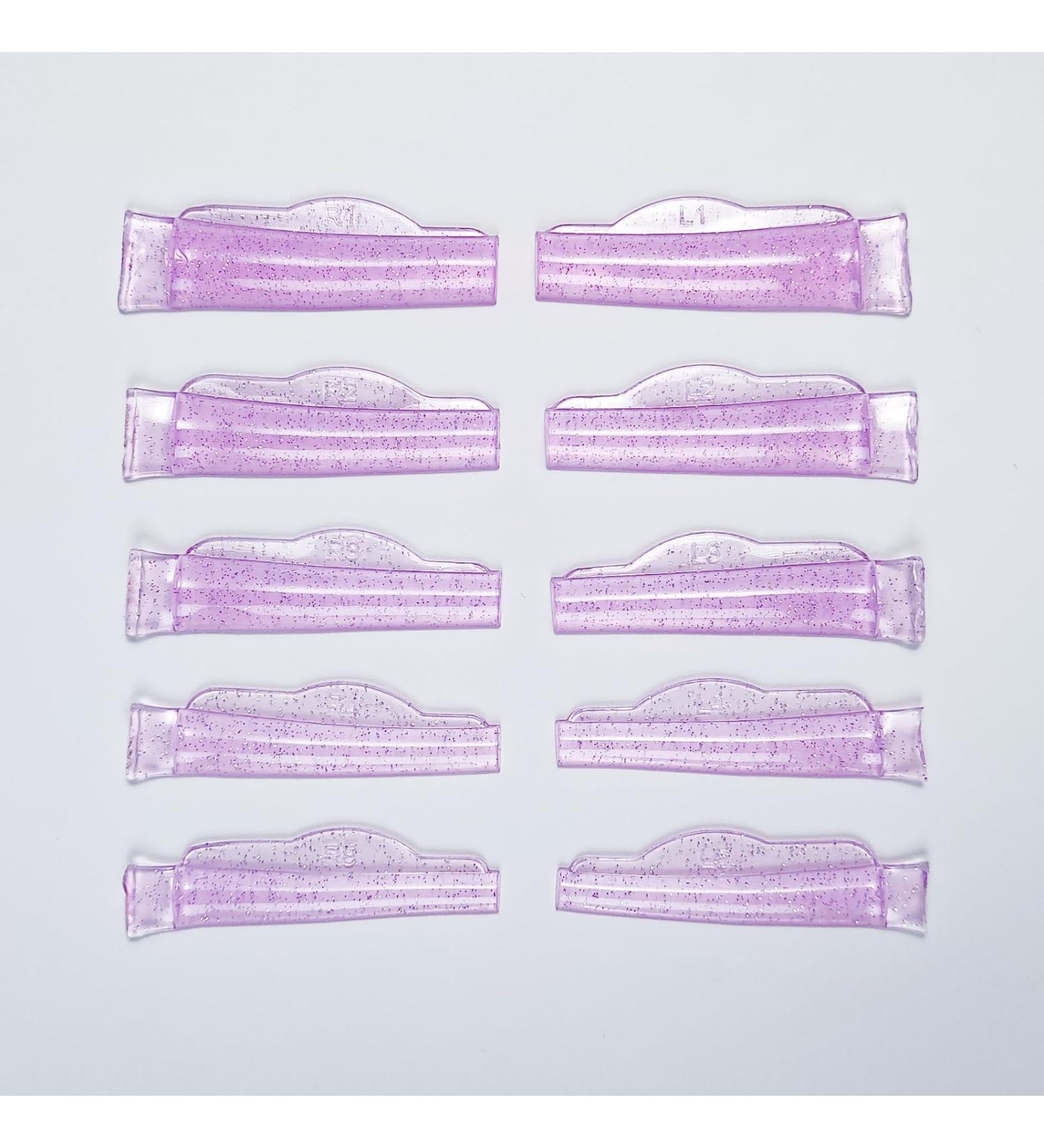 Lash Lift Pads - Reusable Silicone Eyelash Perm Rods | No Glue Flexible Curler in Little Purple - Buy Online on GoSupps.com