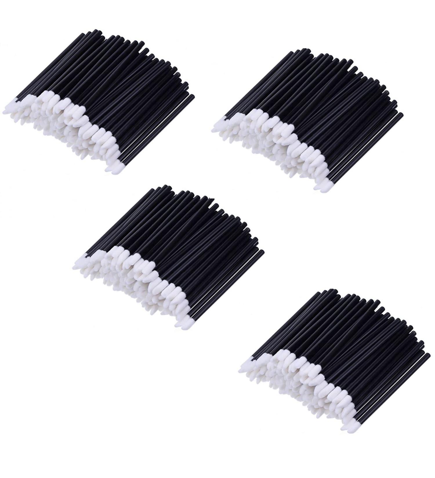 MISKEEN Disposable Lip Wands - 400 Gloss Brush Applicators for Lipstick & Lip Gloss | Perfect Makeup Beauty Tool Kits - Buy Online on GoSupps.com