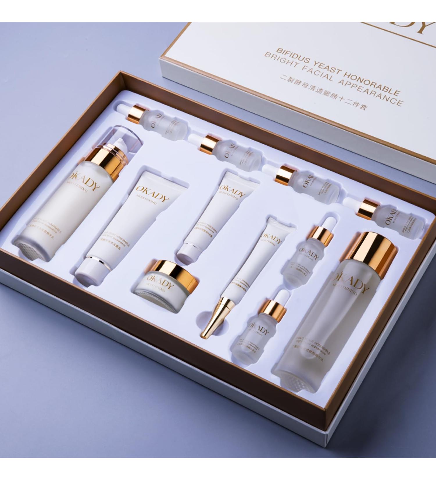 Shop O KADY Anti Aging Skin Care Set - 12 Piece Travel Kit for Gentle Care | Perfect Gift for Women Moms & Wives this Valentine's Day - Buy Online on GoSupps.com