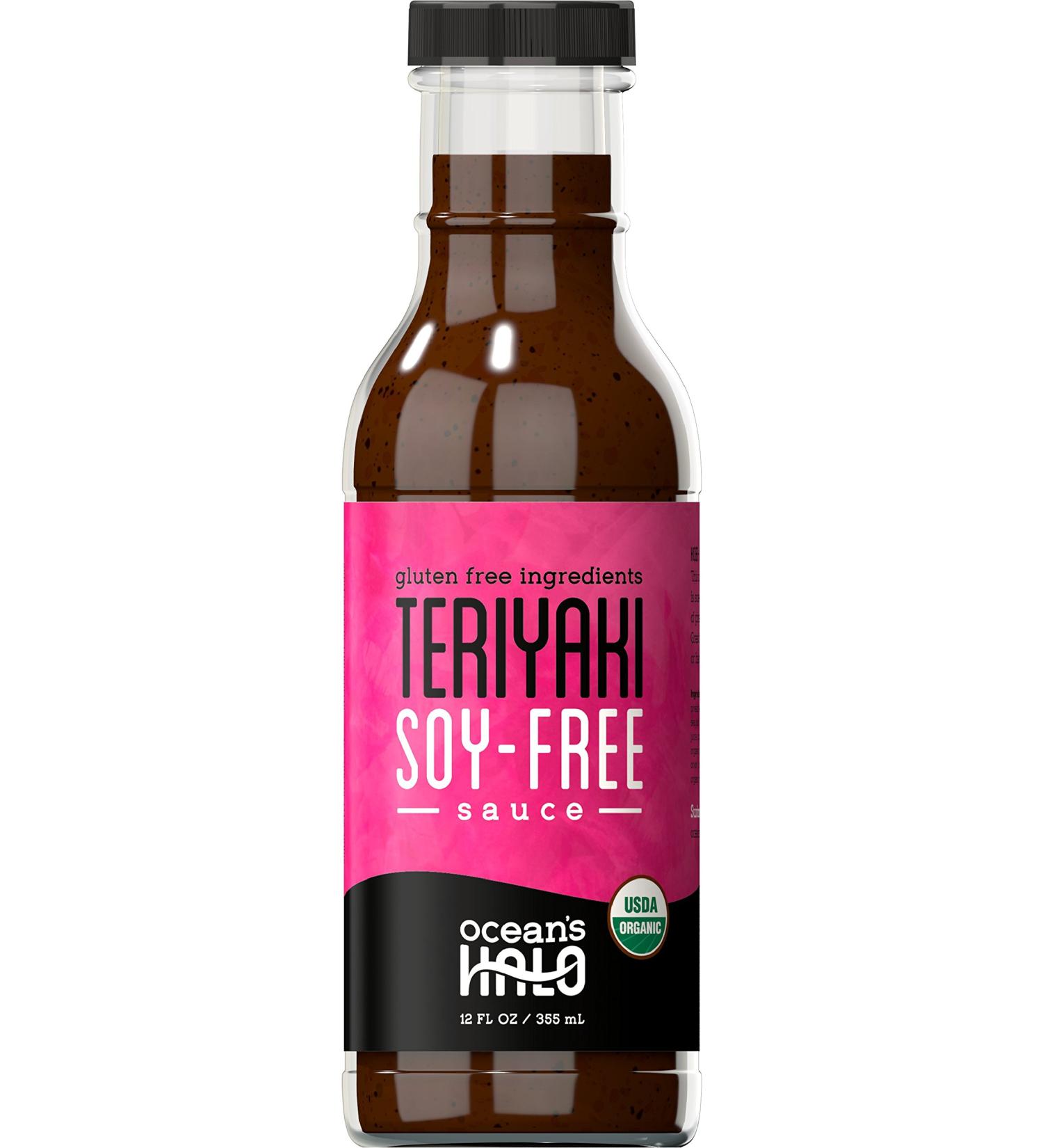 Oceans Halo Organic Teriyaki Sauce - Soy Free, 12 Fl Oz | Delicious & Healthy - Buy Online on GoSupps.com