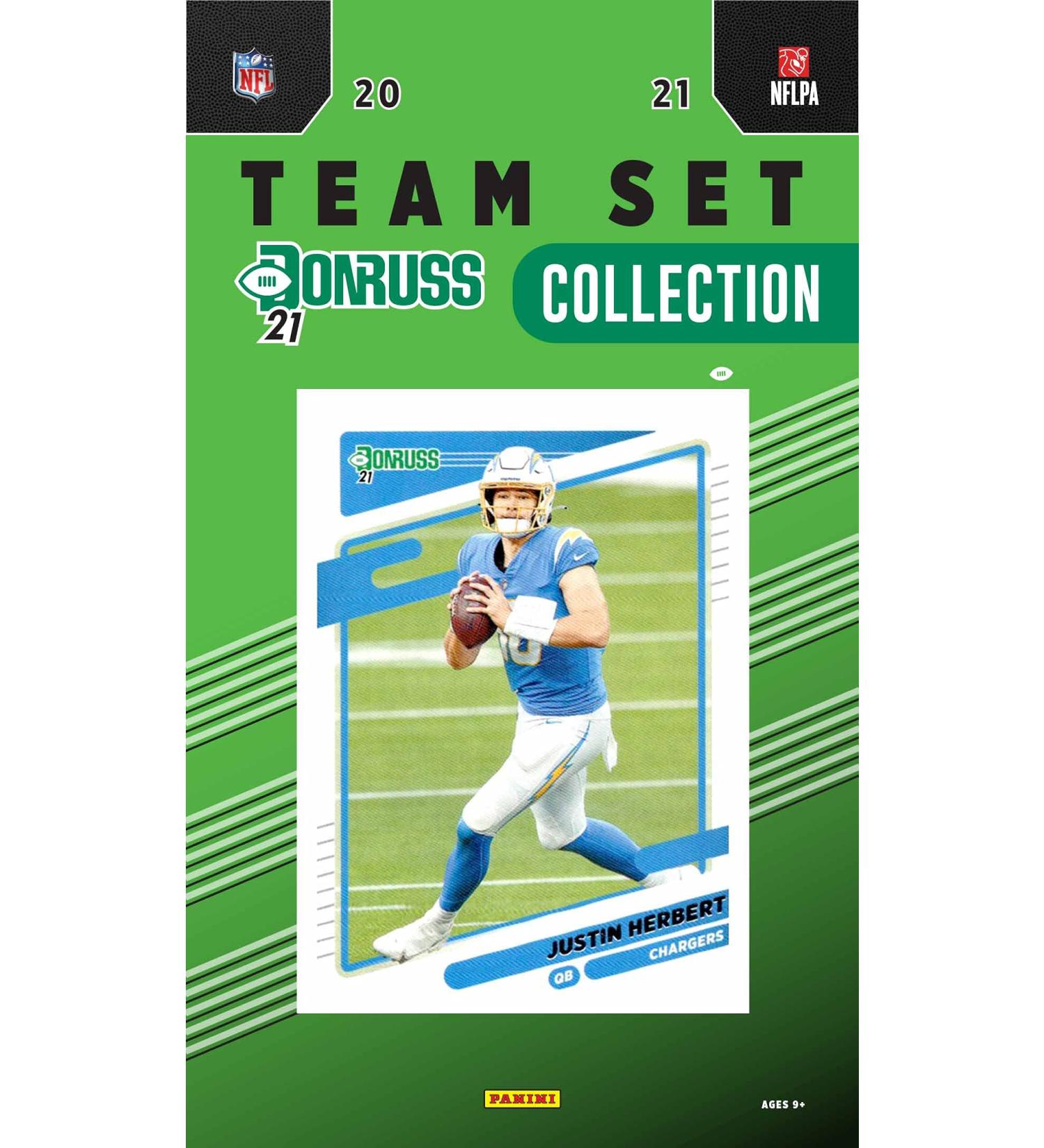 Los Angeles Chargers 2021 Factory Sealed 12 Card Team Set w/ Justin Herbert & 4 Rated Rookie Cards - Buy Online on GoSupps.com