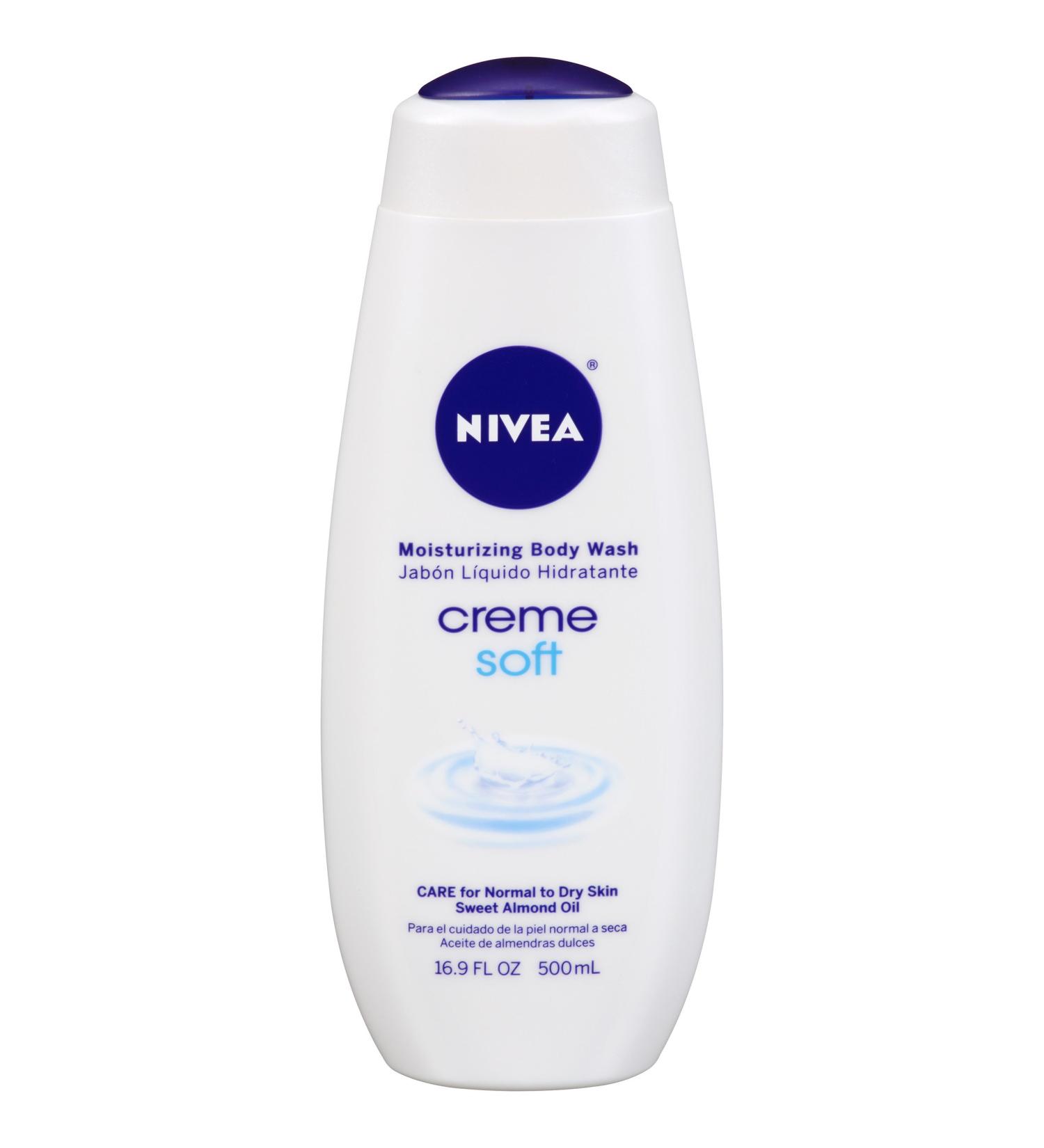 NIVEA Cr me Soft Moisturizing Body Wash - Fresh Scent for Dry Skin - 16.9 fl. oz. - Milk and Honey - Buy Online Internationally - Buy Online on GoSupps.com