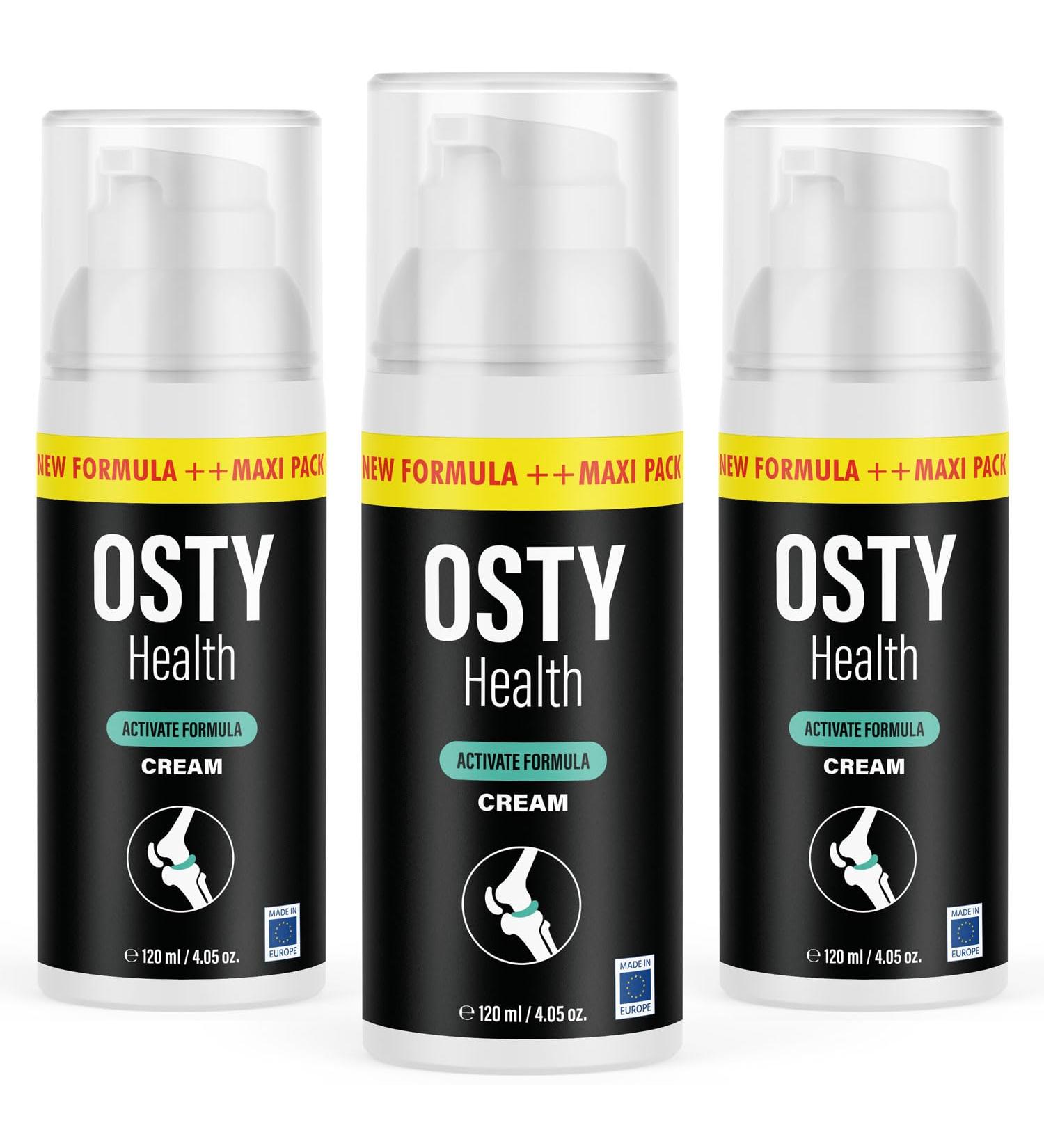 OstyHealth Cream | Gel de soin relaxant | 3x120 ml