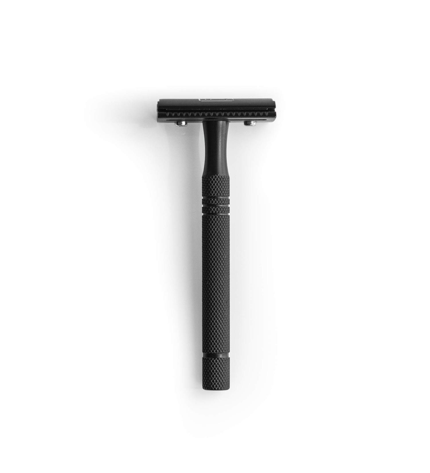 Premium Sober Safety Razor | Solingen Design | Matte Black Wet Shaving with Razor Blades - Classic Shave Experience - Buy Online on GoSupps.com