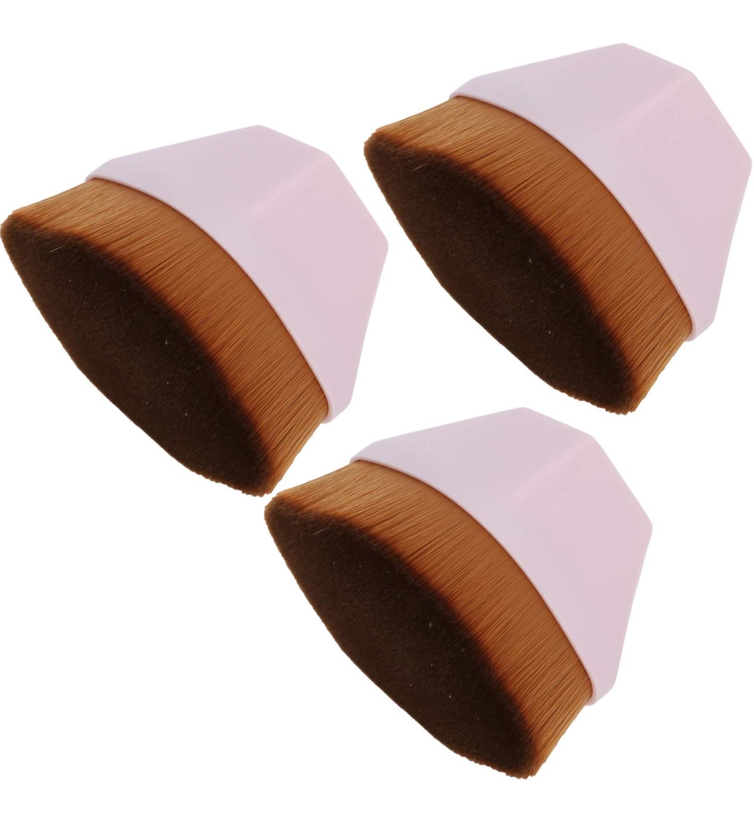 Foundation Brushes Makeup Brushes Fiber Hair for Micro Baking for Makeup Setting(Pink) - Buy Online on GoSupps.com