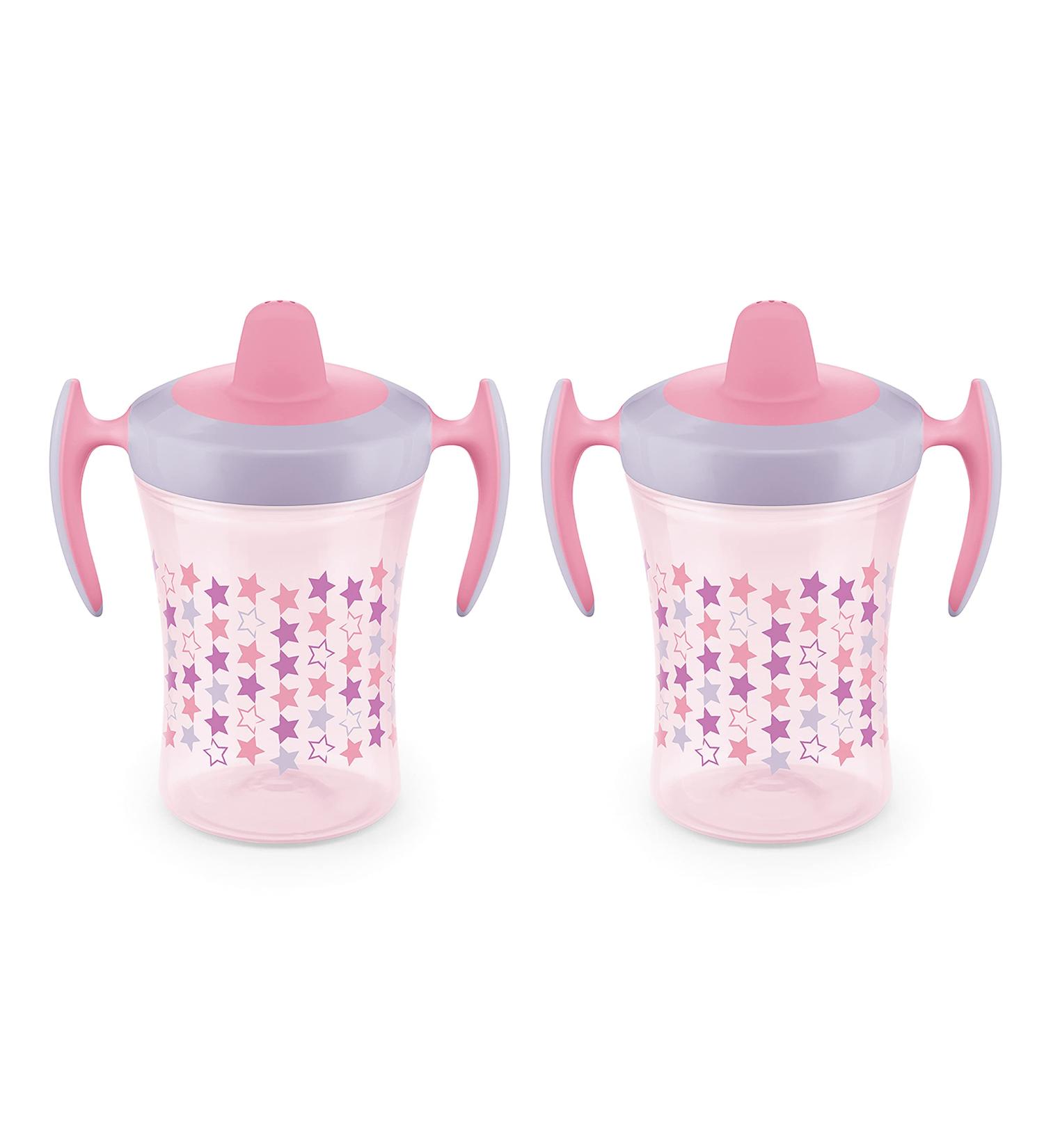 NUK Evolution Soft Spout Cup - 8 oz (240 ml) | 2 Pack | 6+ Months - Buy Online on GoSupps.com