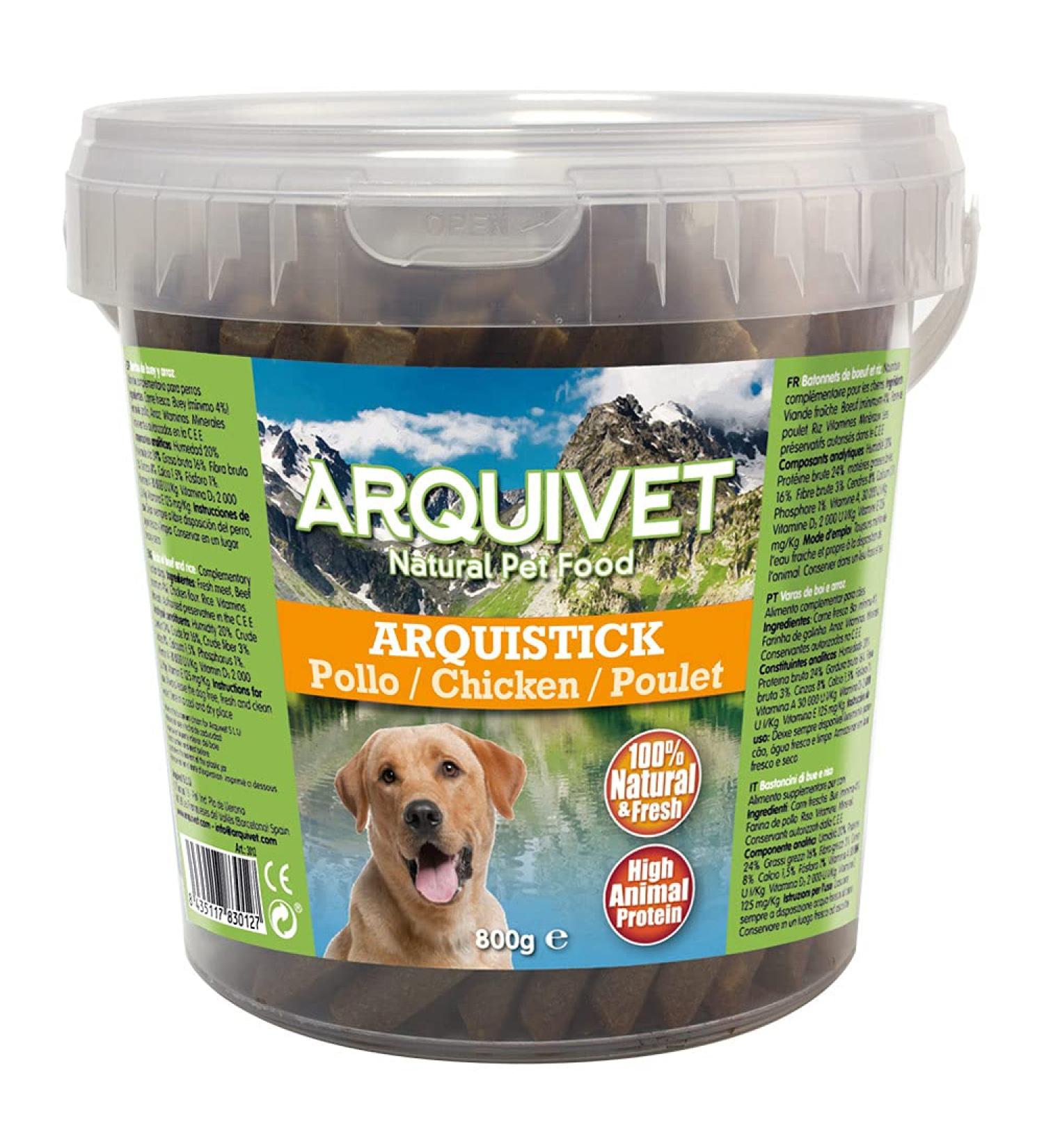 Arquivet Arquistick Chicken with Rice 800 g - Buy Online on GoSupps.com