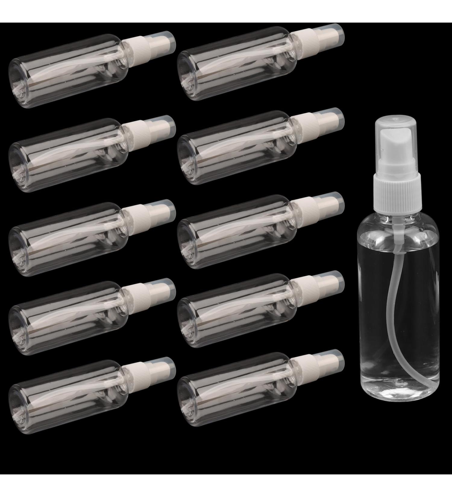 30 PCS 100ml Clear Plastic Spray Bottles Empty Fine Mist Spray Bottle Small Refillable Travel Spray Bottle Containers for Travel