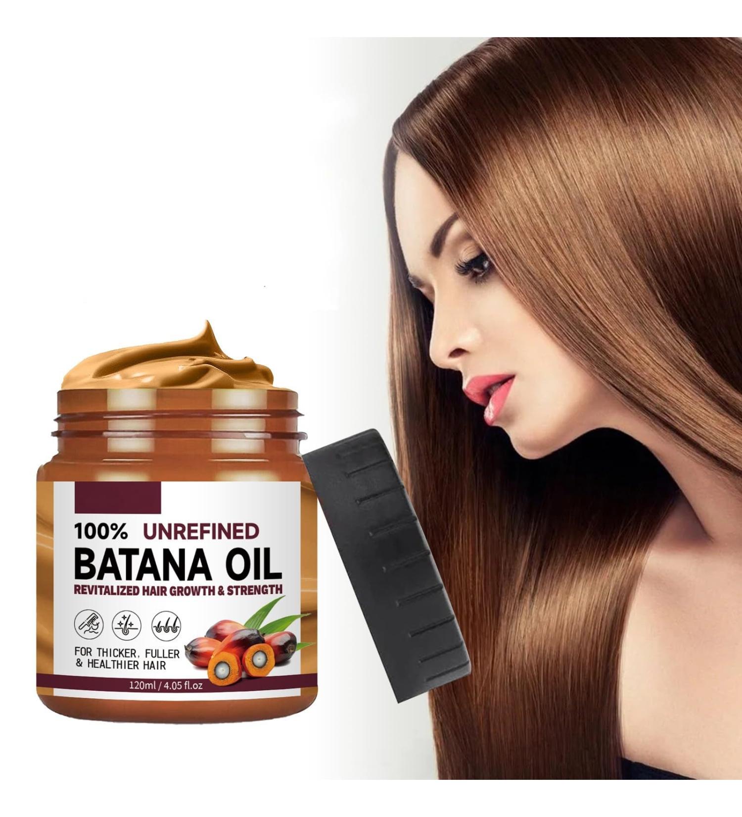 Batana Oil Batana Oil Hair Treat 100% Natural Organic Batana Oil for Healthy Hair Hair Growth Conditioner Hair Smoothing Conditioner For Damage Protective Moisture Recovery (1PC) - Buy Online on GoSupps.com