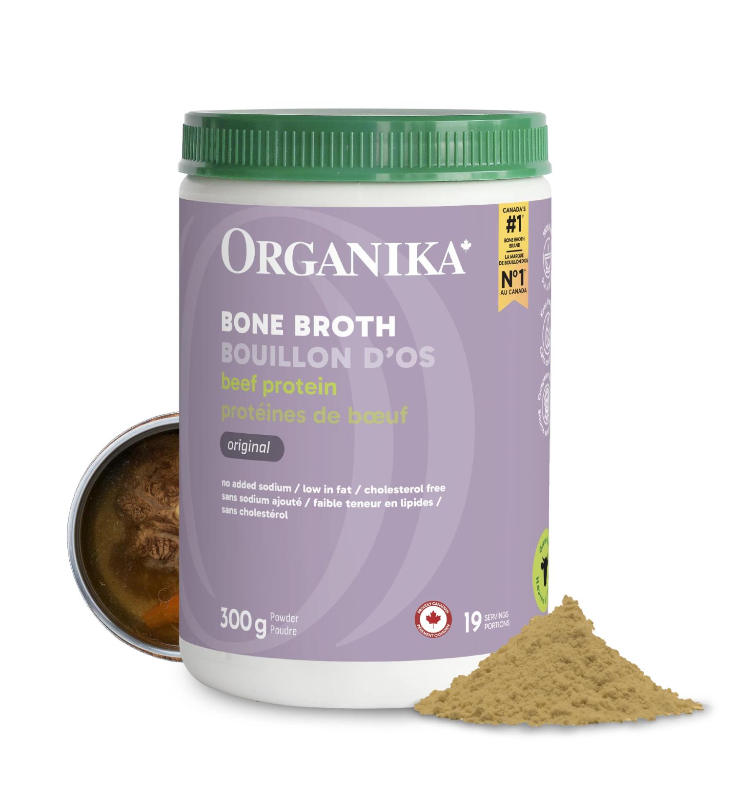 Organika BONE BROTH BEEF ORIGINAL 300 G - Buy Online on GoSupps.com
